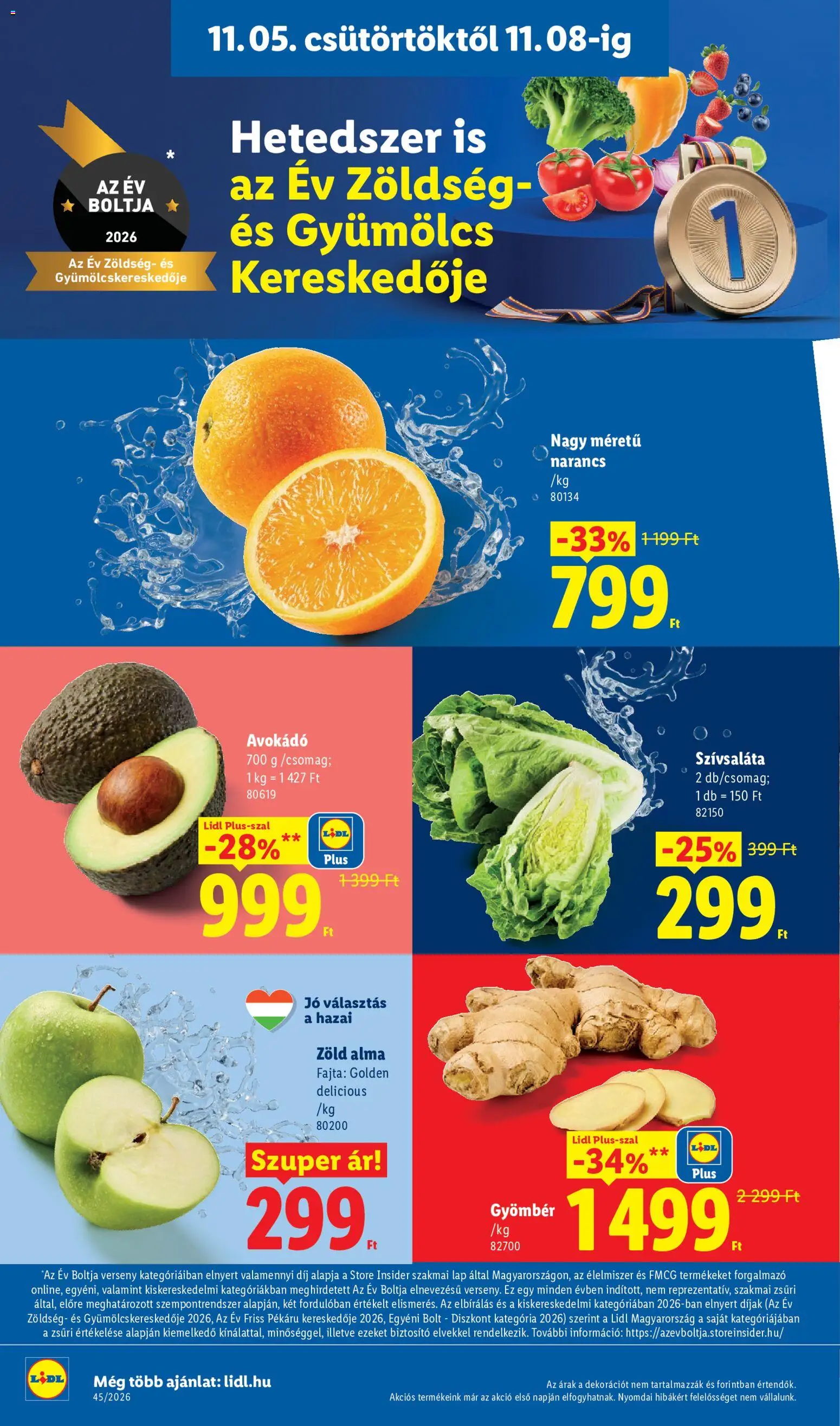Lidl akciós ujság - amely érvényes a következő dátumtól: 2026.11.05. | Oldal: 2
