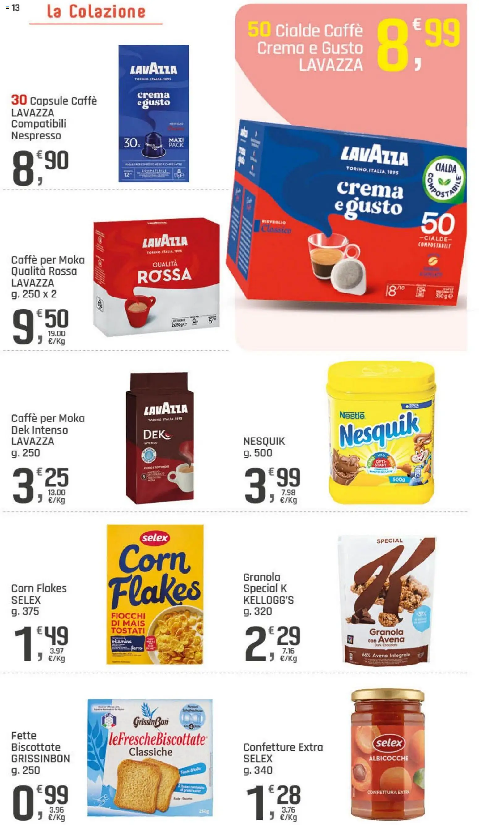 Volantino DOK del 02/09/2026 | Pagina: 13 | Prodotti: Crema, Mais, Albicocche, Cialde