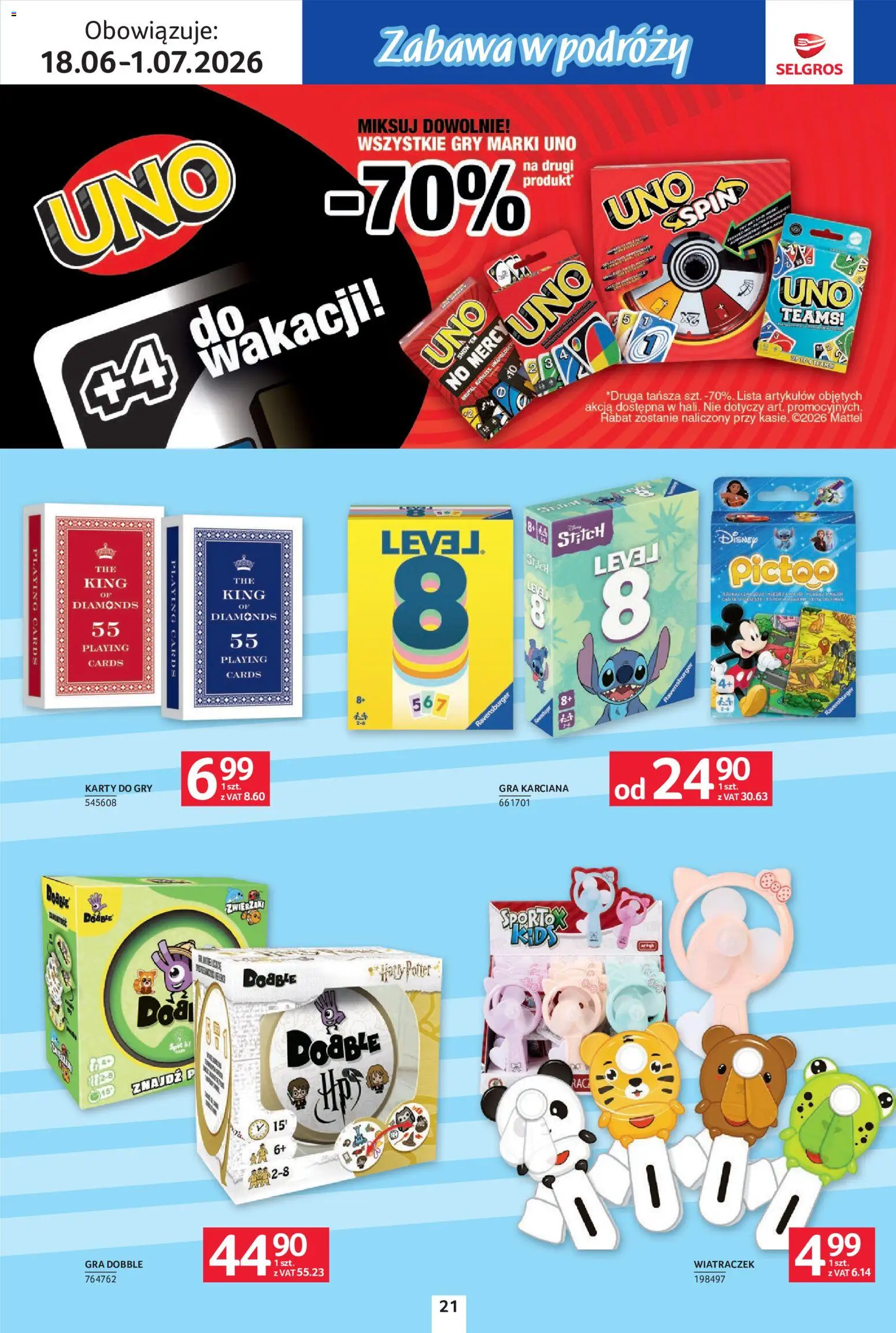 Selgros cash&carry gazetka - Urlop od 18.06.2026 | Strona: 21 | Produkty: Gra, Gry