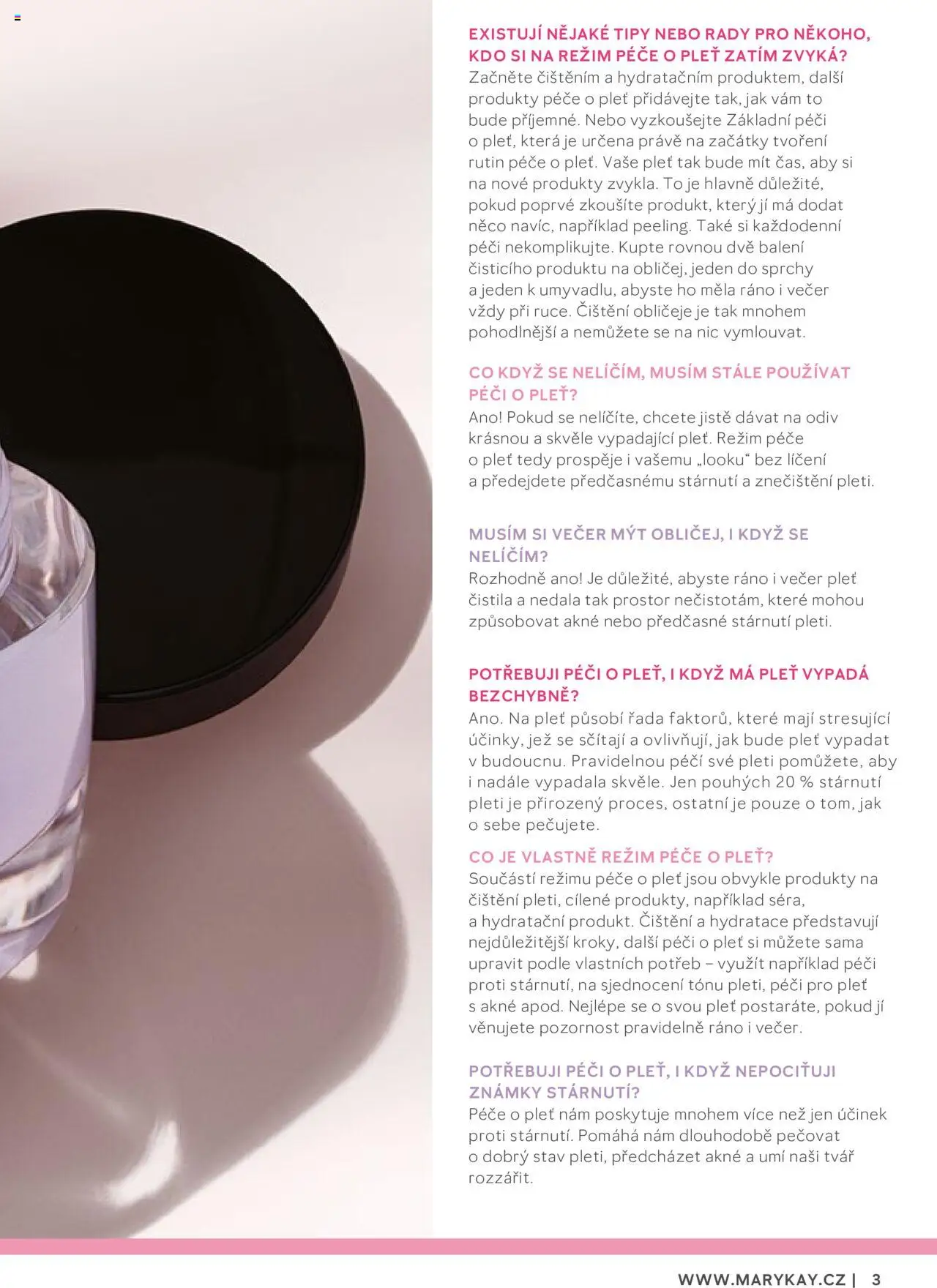 Mary Kay katalog - Průvodce péčí o pleť od 22.02.2025 | Strana: 3 | Produkty: Známky