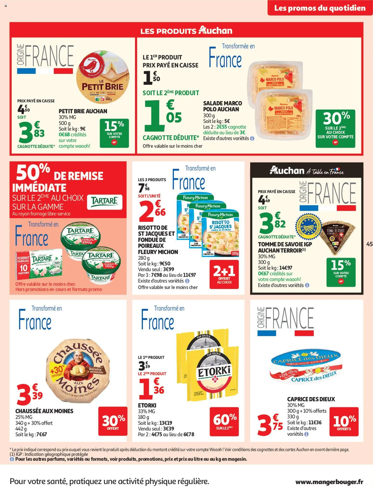 {H1} | Page: 46 | Produits: Salade, Chaussée aux Moines, Caprice des dieux, Fromage