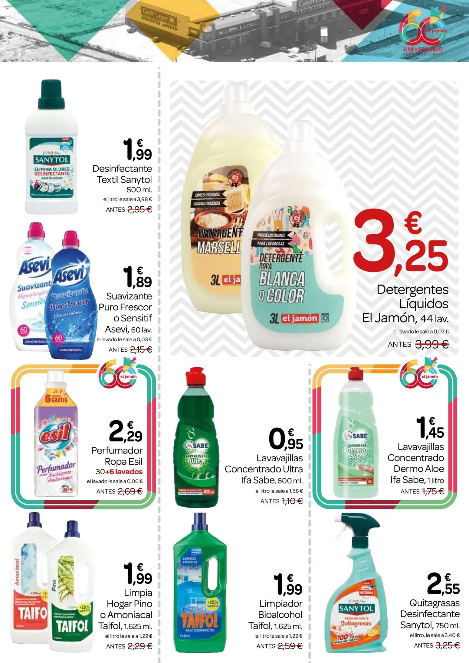 Supermercados El Jamón folleto │ válido desde el 30/07/2026 | Página: 33 | Productos: Detergente, Jamón, Ropa, Lavavajillas