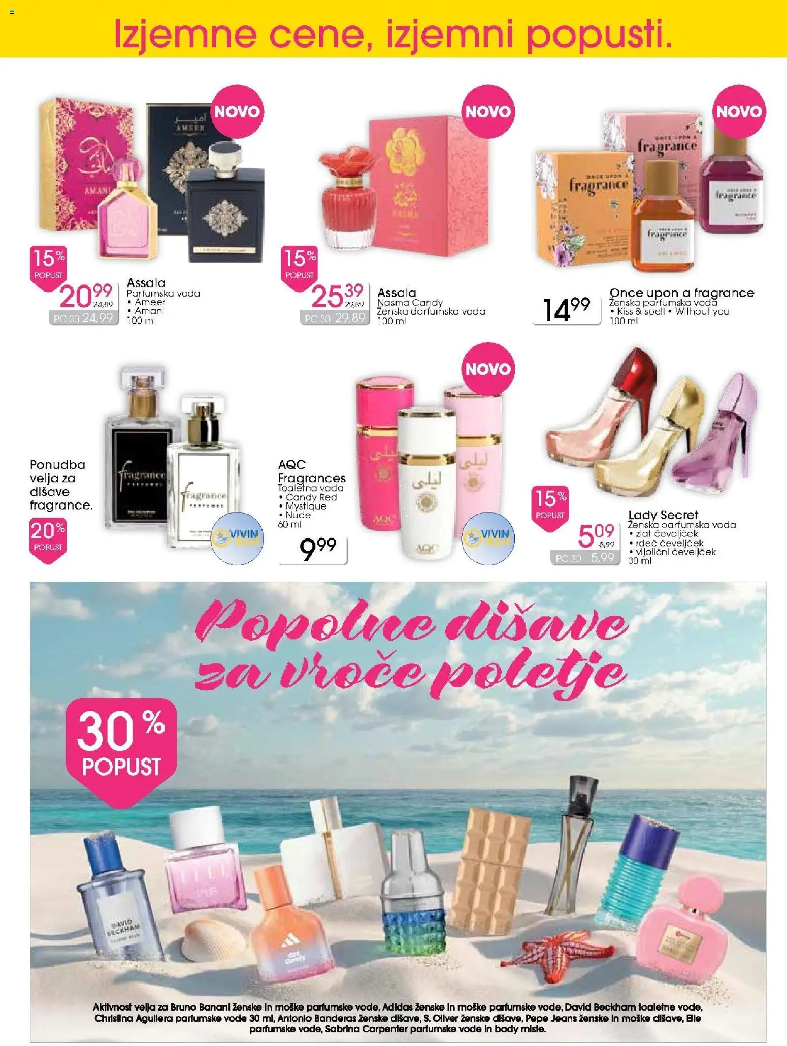 Novi Tuš drogerija katalog ponudbe – veljaven od 10.06.2026 | Stran: 5 | Izdelki: Voda, Toaletna voda, Parfumska voda