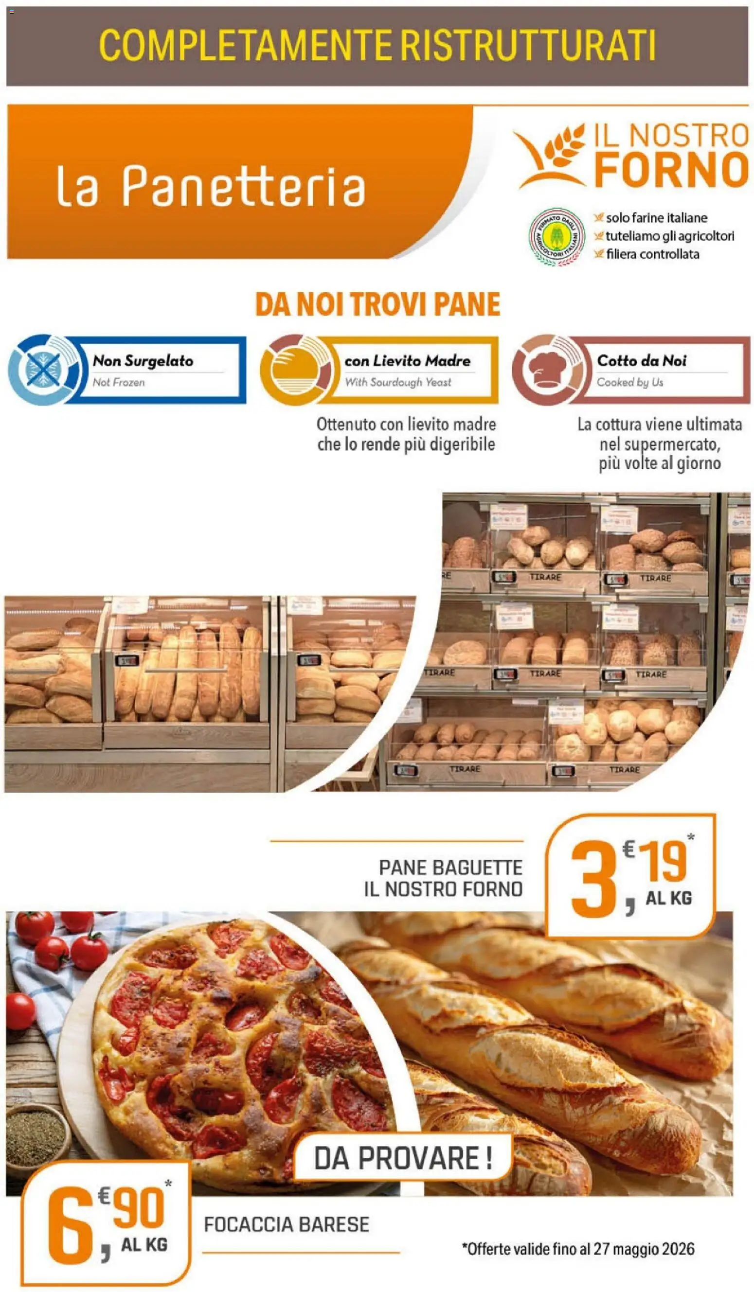 Volantino DOK del 21.05.2026 | Pagina: 5 | Prodotti: Pane, Focaccia, Forno