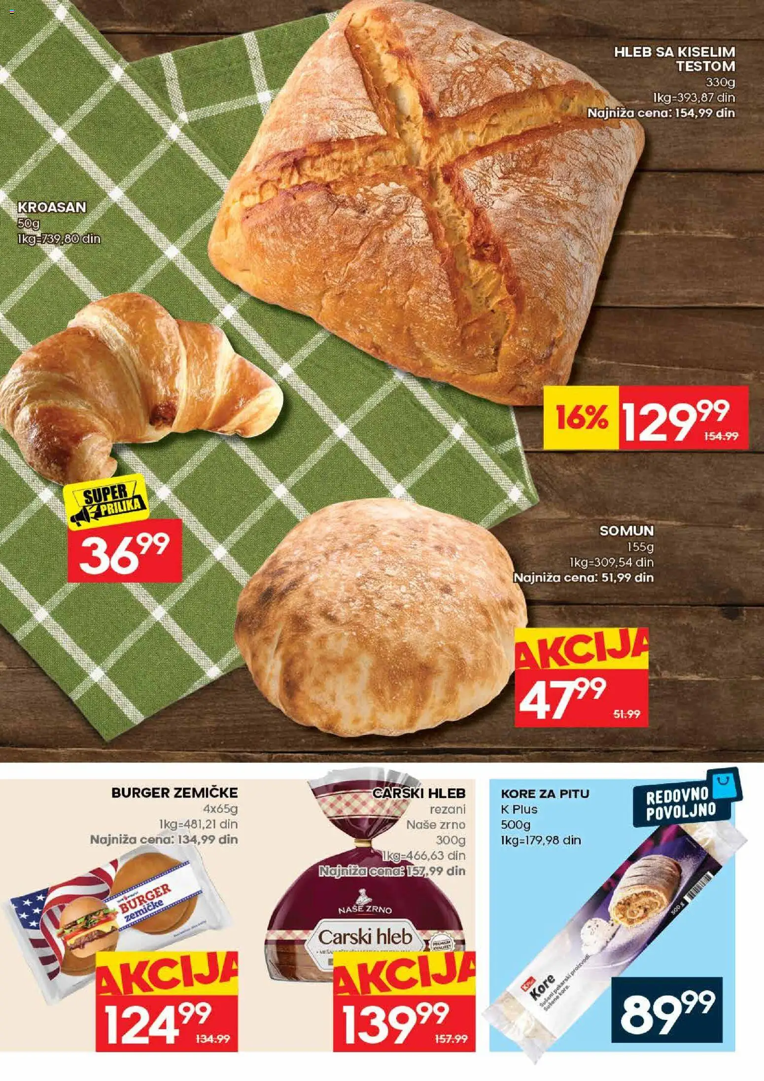 Idea katalog - važi od 17.08.2026 | Strana: 21 | Proizvode: Somun, Burger, Kroasan, Hleb