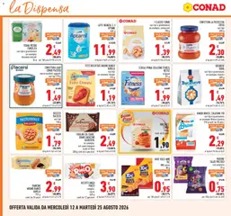 Anteprima del volantino FETTE BISCOTTATE MULINO BIANCO BARILLA, un esempio: dorate 315 g valido a partire dal 12/08/2026 | Pagina: 12 | Prodotti: Cereali, Biscotti, Barilla, Cacao