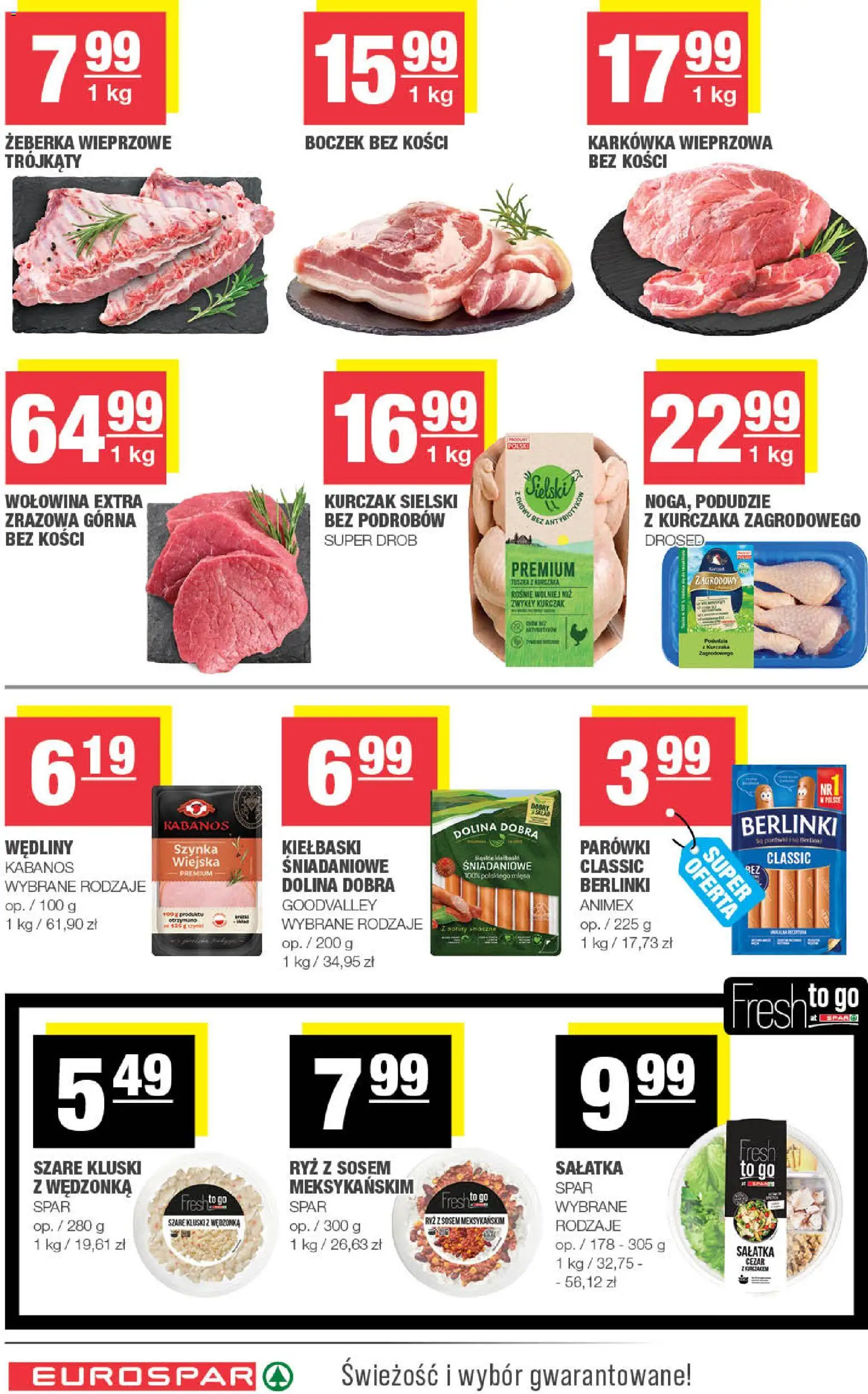 Spar gazetka - Eurospar od 17.06.2026 | Strona: 6 | Produkty: Karkówka, Parówki, Szynka, Wędliny