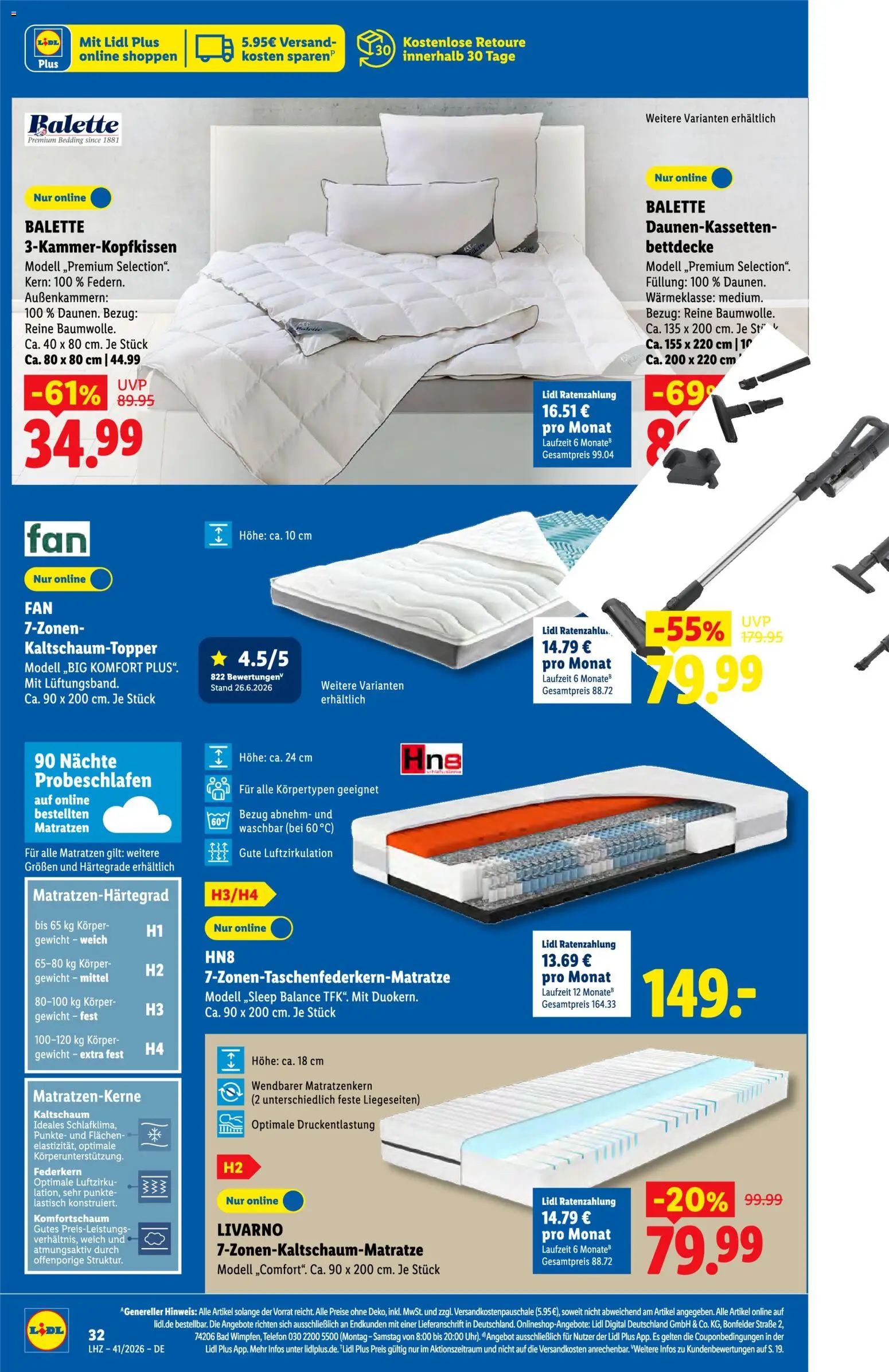 Lidl Německo leták od 05.10.2026 | Strana: 50 | Produkty: Telefon