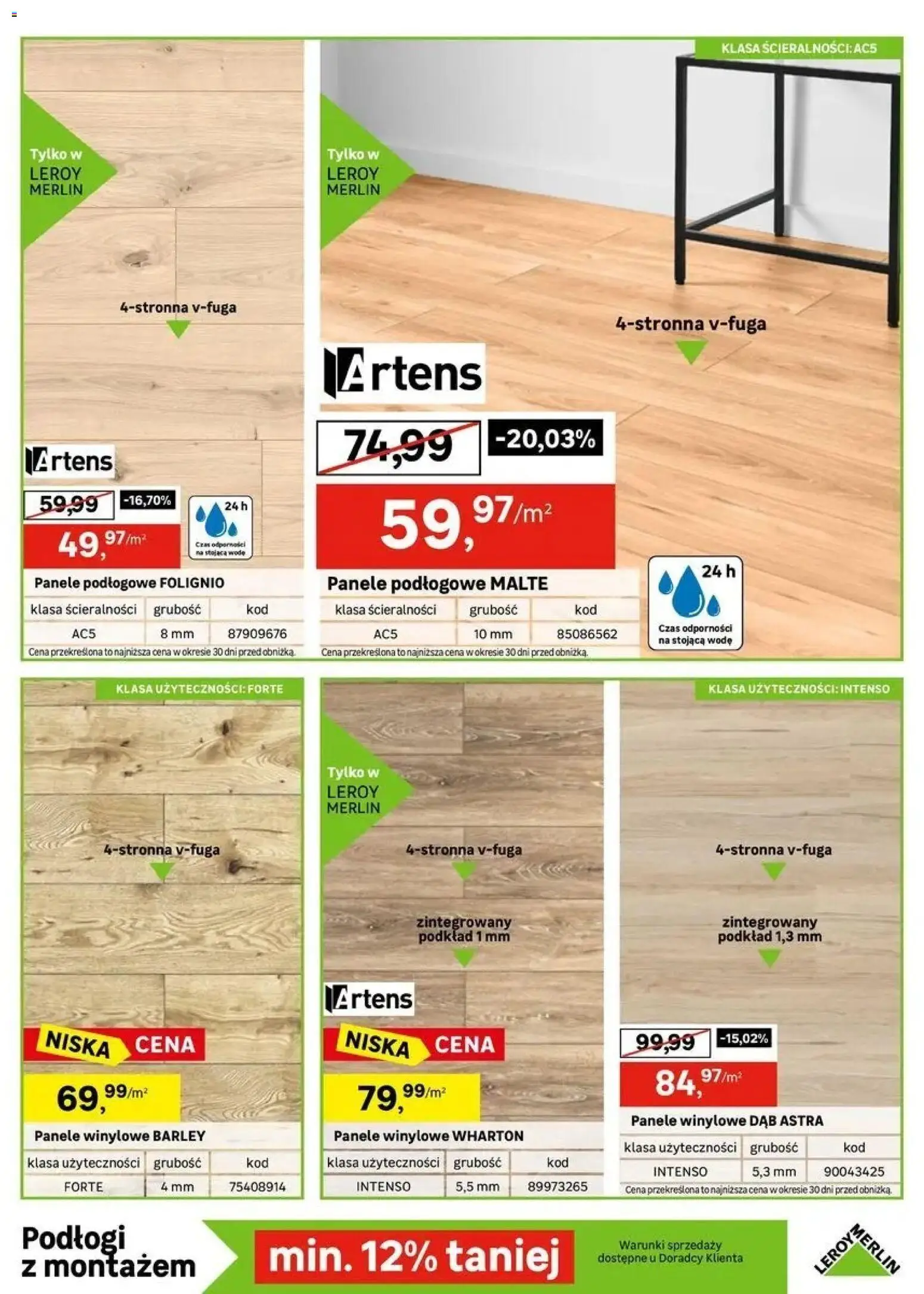 Leroy Merlin gazetka od 09.09.2026 | Strona: 3 | Produkty: Panele podłogowe