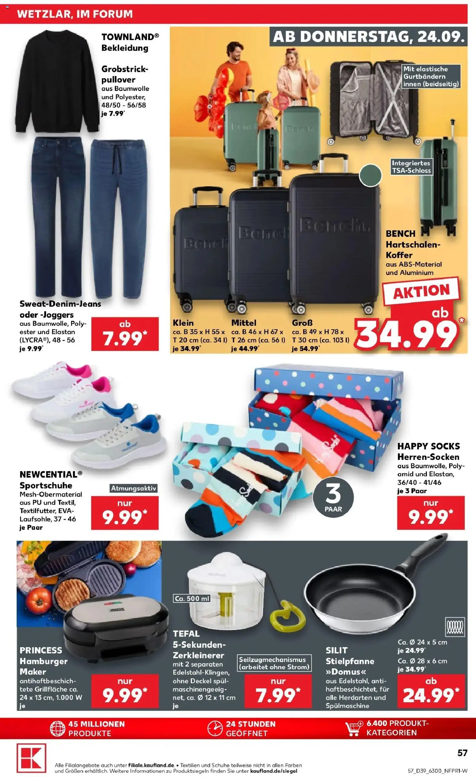 Prospekt Kaufland ab 21.09.2026 » Angebote Online zum Blättern | Seite: 69 | Produkte: Bekleidung, Pullover, Koffer