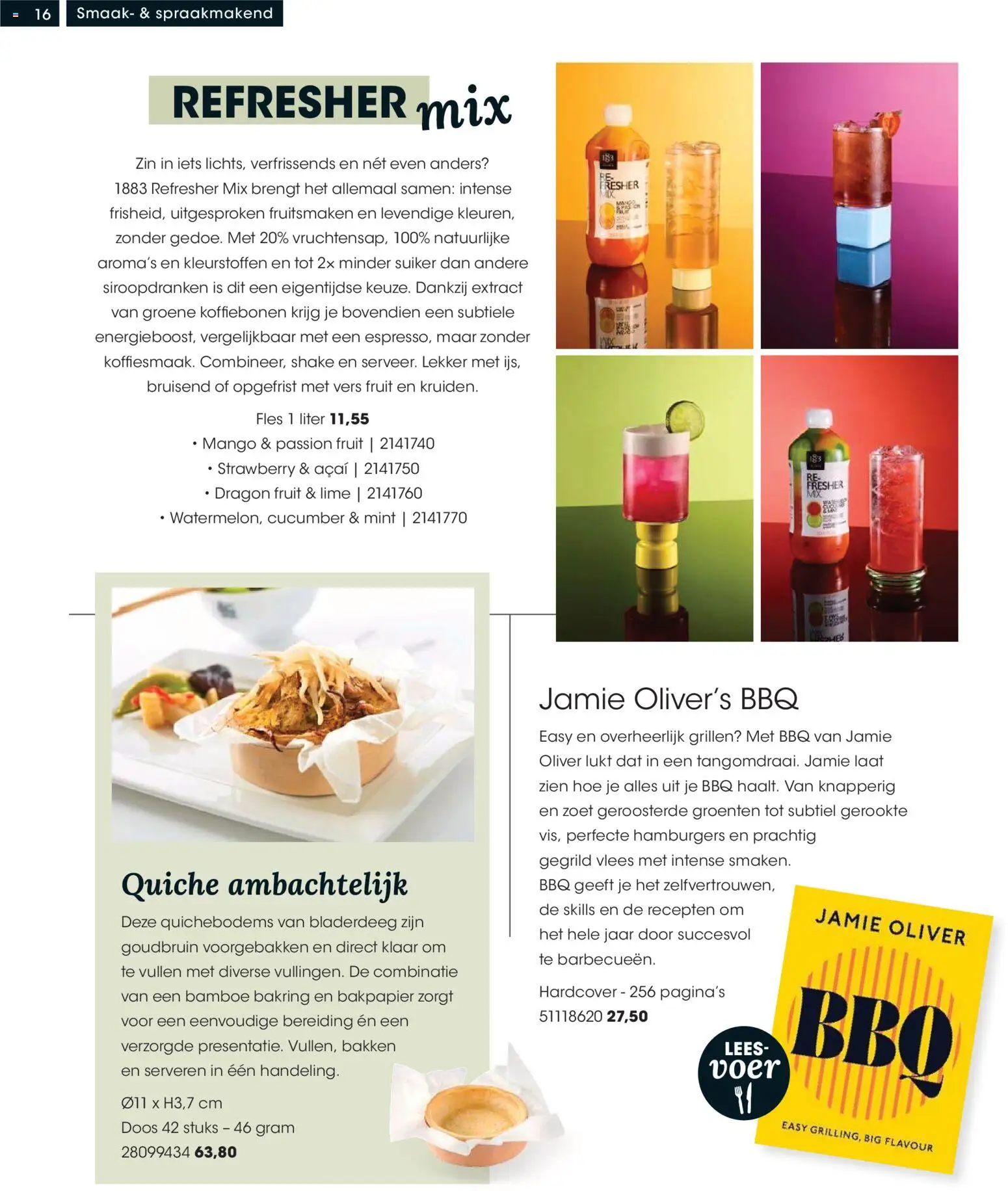 {H1} | Pagina: 16 | Producten: Suiker, Bakpapier, Fruit, Groenten