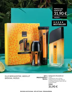 Avon katalog akcije – veljaven od 01.08.2026 | Stran: 189 | Izdelki: Gel za britje, Skatla, Deodorant, Voda