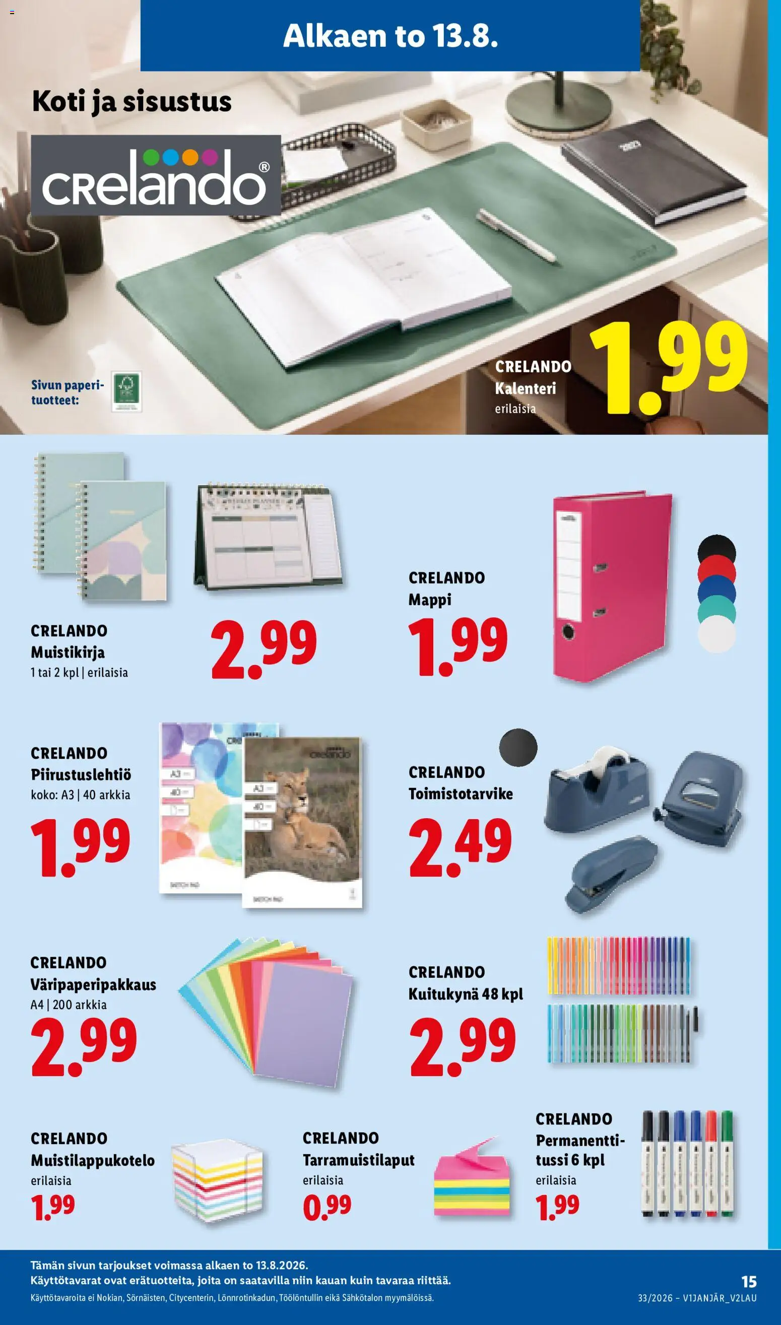 Lidl tarjoukset – voimassa 13/08/2026 alkaen | Sivu: 19
