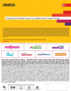 01 Ağustos 2026 tarihinden itibaren geçerli olan Vestel kataloğu önizlemesi | Sayfa: 23 | Ürünler: Tablet, Bilgisayar, Ses, Bağlayıcı