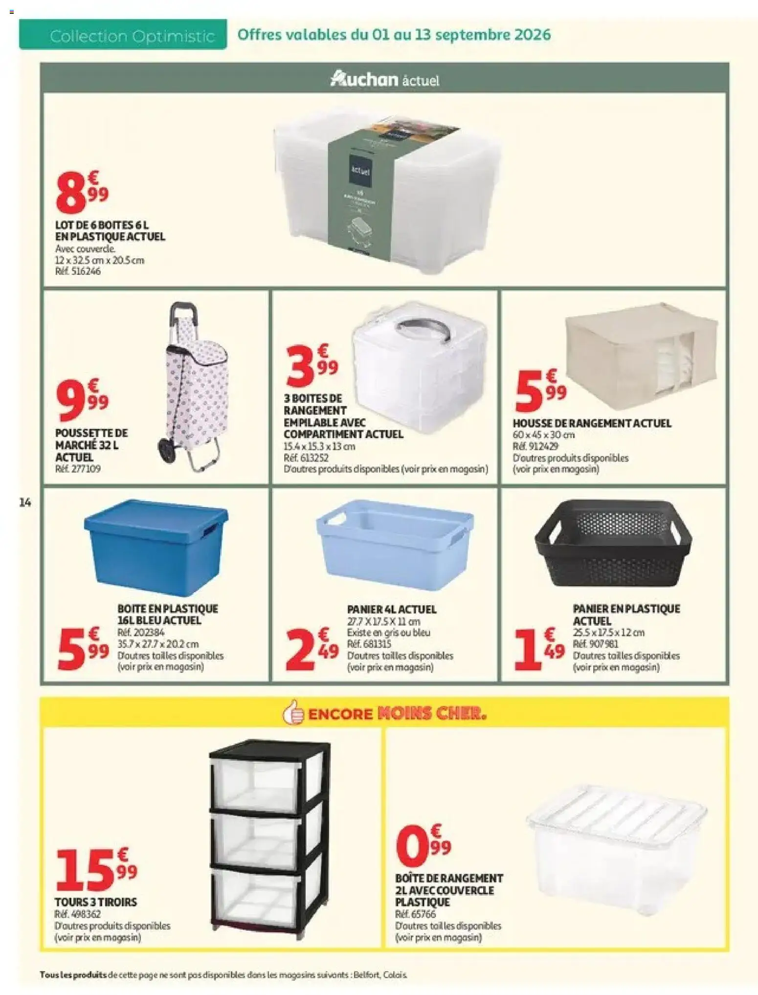 {H1} | Page: 14 | Produits: Couvercle, Panier, Boîtes de rangement, Boîte de rangement