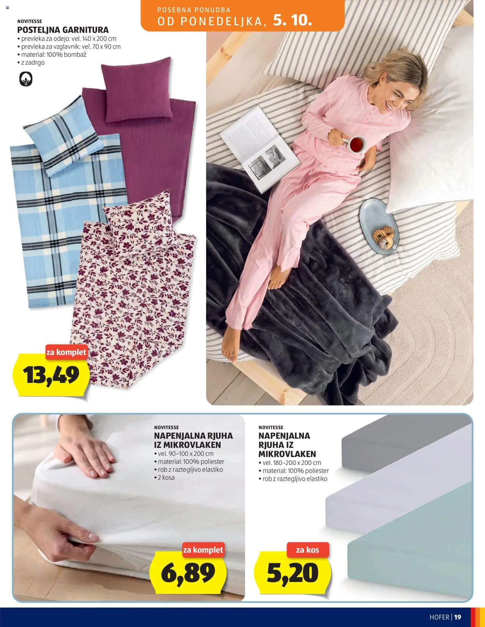 Novi Hofer katalog ponudbe – veljaven od 30.09.2026 | Stran: 19