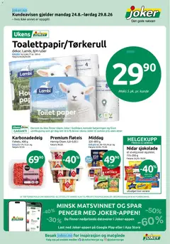 Forhåndsvisning av Joker kundeavis gyldig fra 24/08/2026