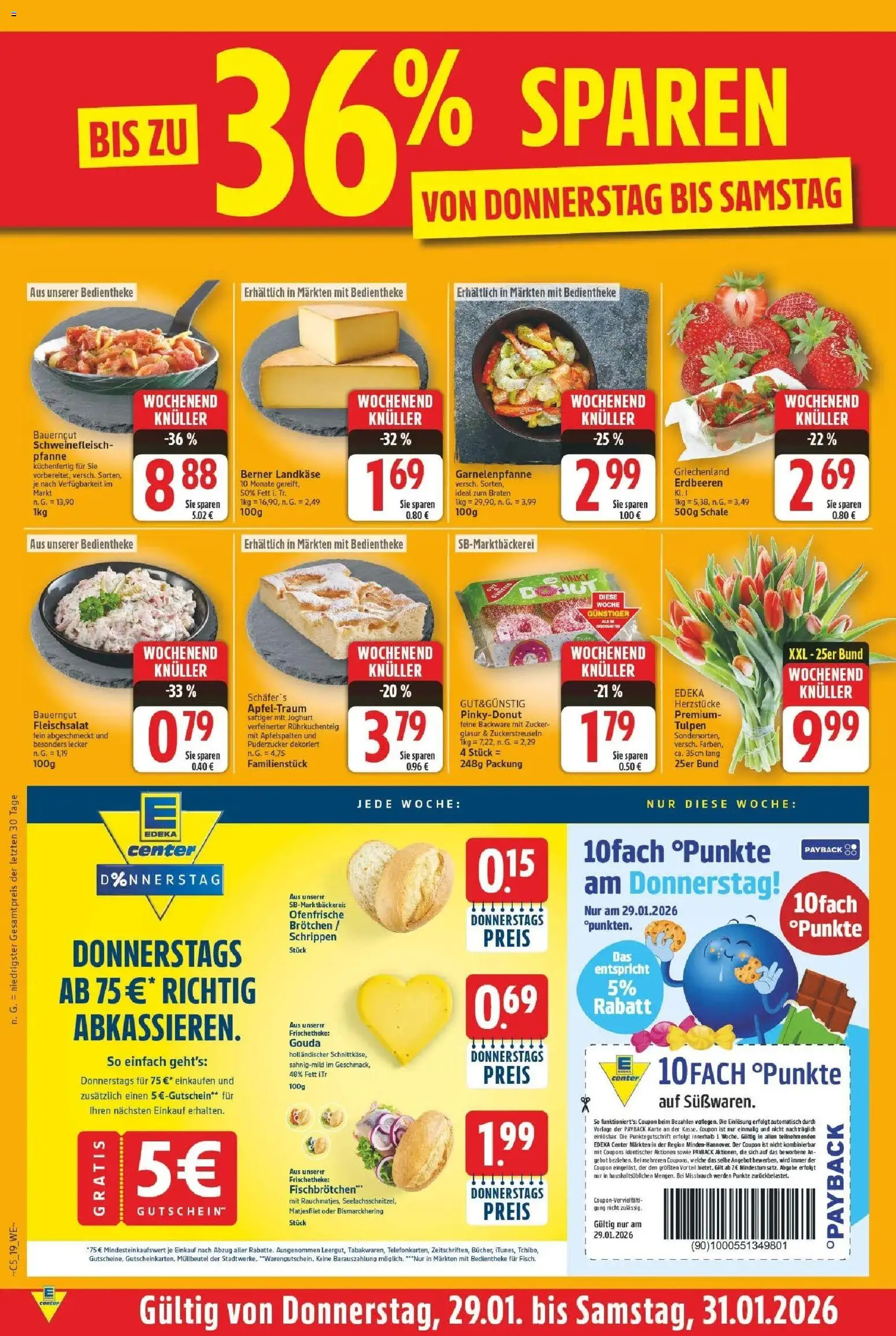E center - Wochenangebote – gültig ab 10.05.2026 | Seite: 23 | Produkte: Joghurt, Ofenfrische, Bauerngut, Schweinefleisch
