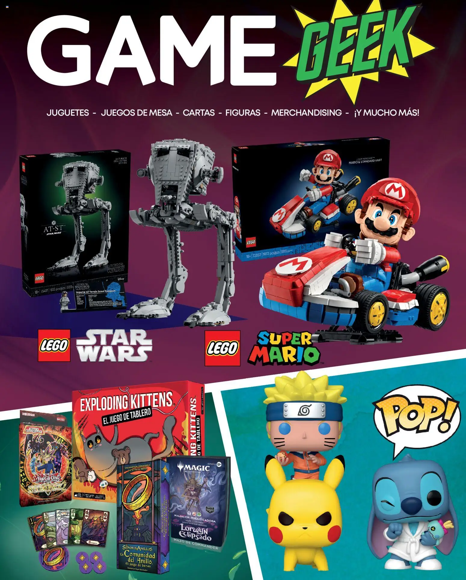 Game folleto │ válido desde el 10/12/2025 | Página: 1 | Productos: Anillos, Juegos de mesa, Juguetes, Mesa