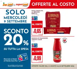 Anteprima del volantino Pan volantino valido a partire dal 31/08/2026