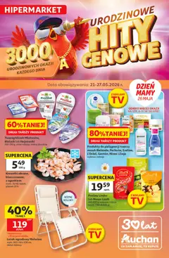 Pogląd oferty "Auchan gazetka - 30 Lat Hipermarket" - ważna od 21.05.2026
