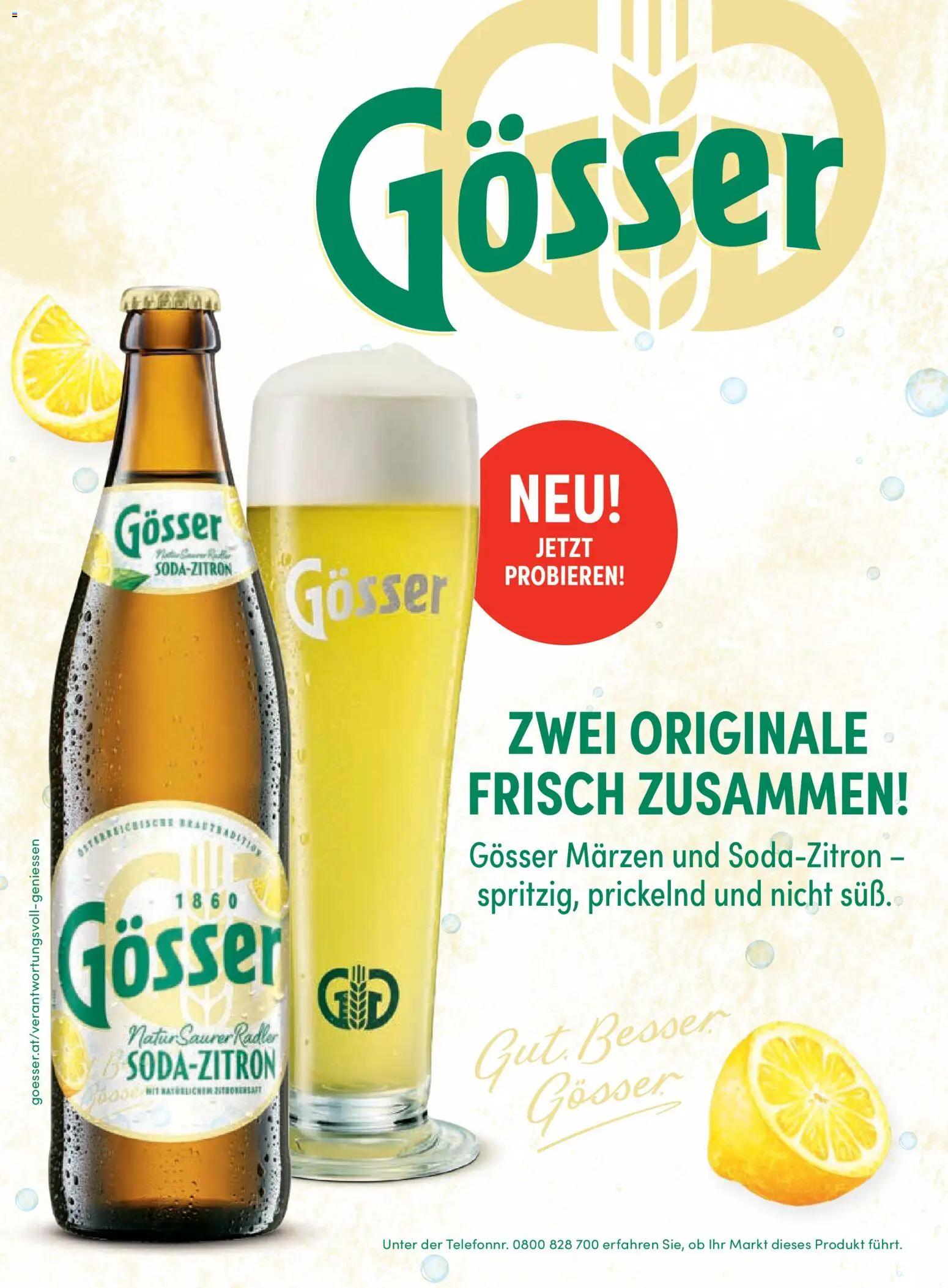 Billa AT akciós ujság - amely érvényes a következő dátumtól: 01.07.2026 | Oldal: 144 | Termékek: Radler, Gösser