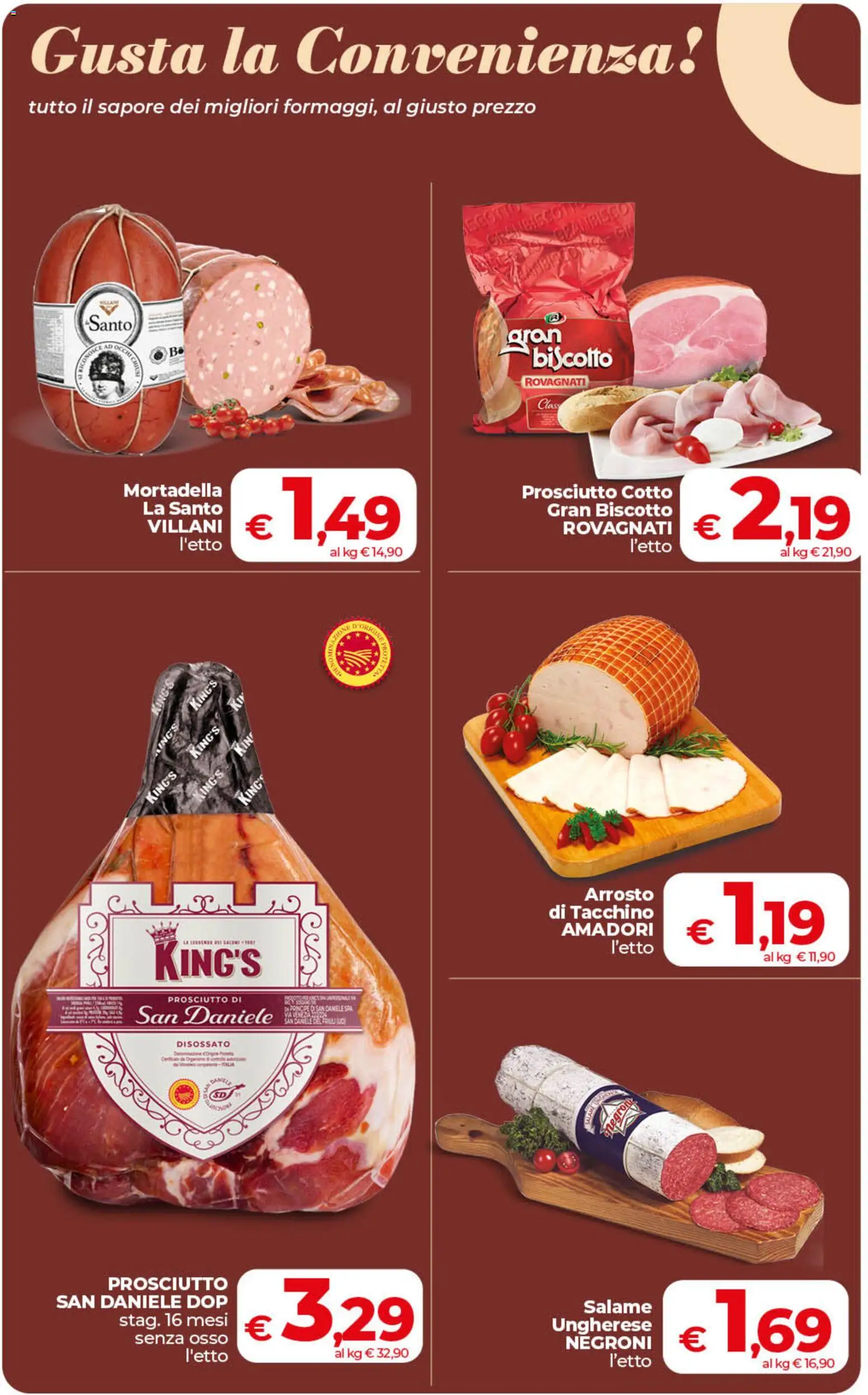 Volantino COOP del 18.06.2026 | Pagina: 18 | Prodotti: Salame, Tacchino, Prosciutto, Mortadella