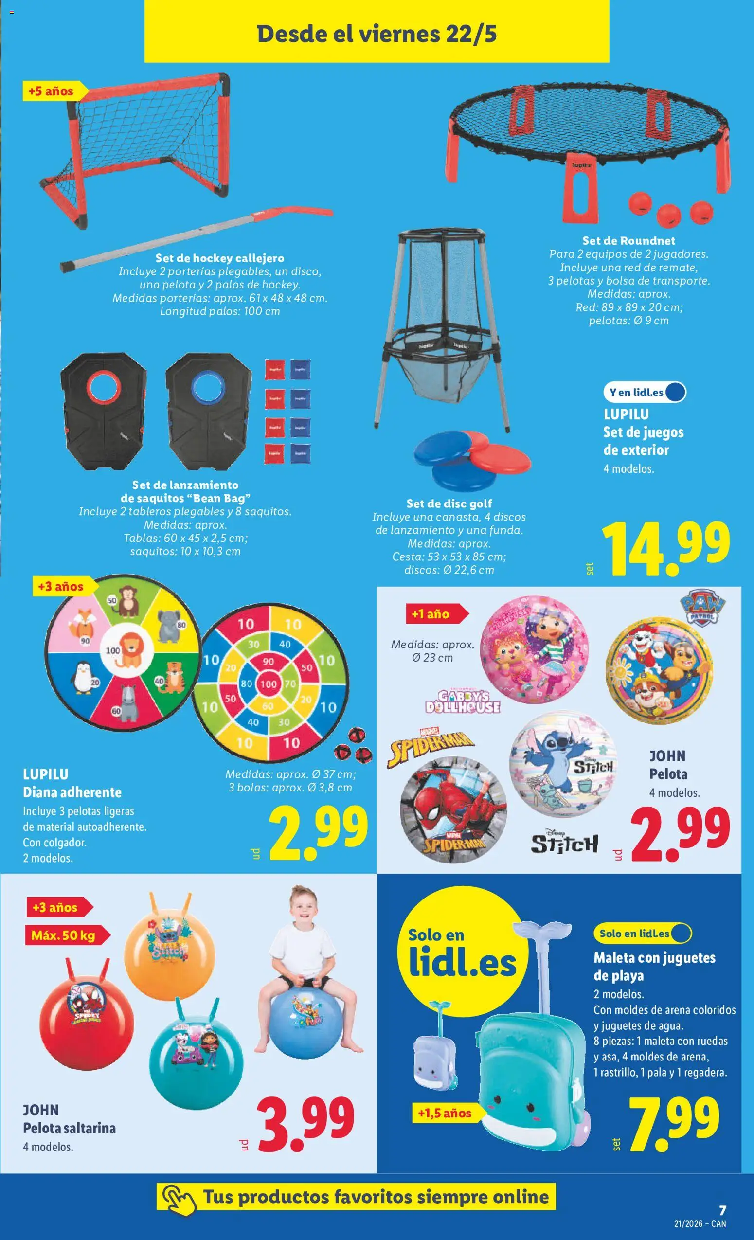 Lidl folleto de bazar │ válido desde el 18.05.2026 | Página: 17 | Productos: Maleta, Juguetes, Bolsa, Cesta
