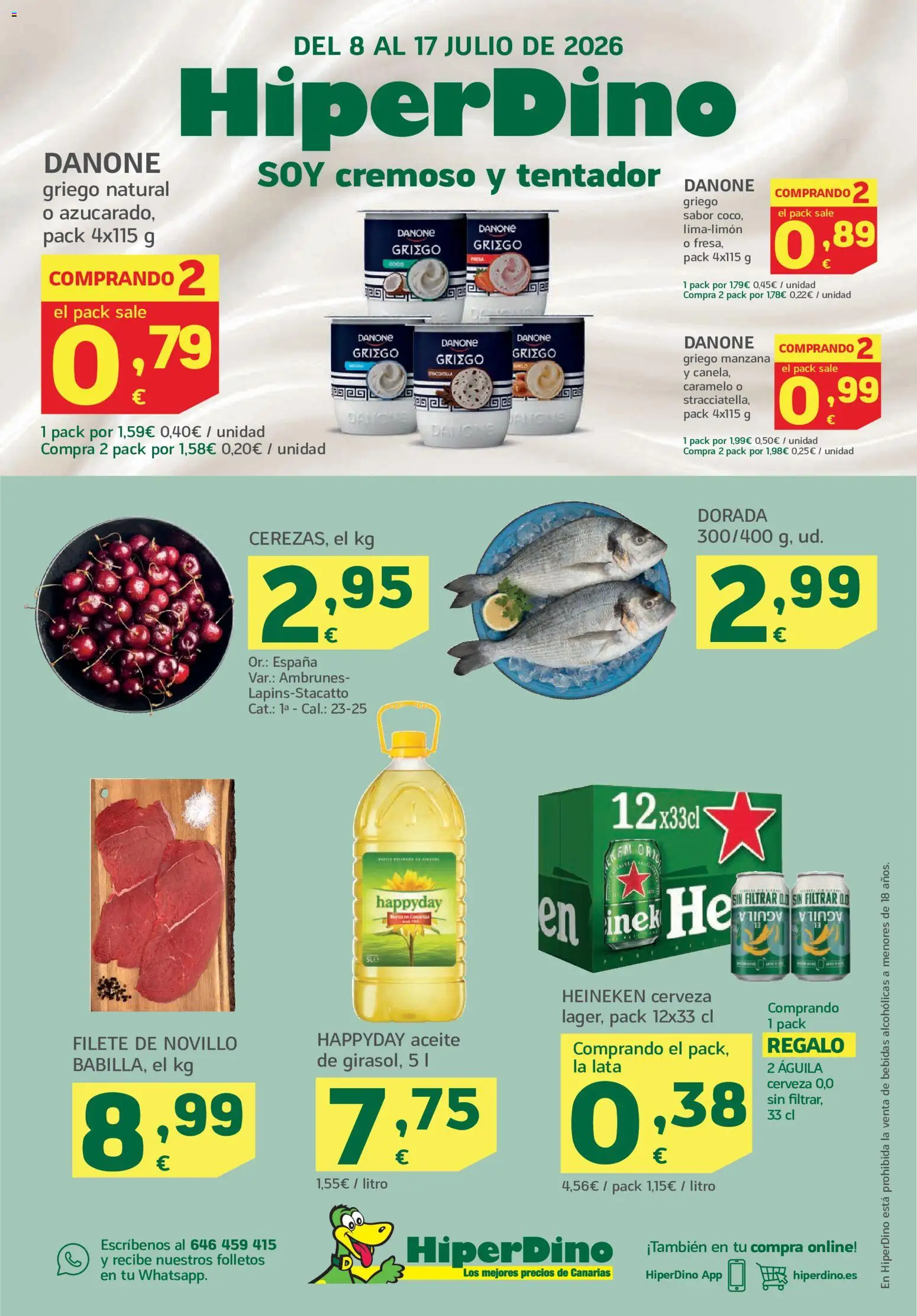 HiperDino folleto │ válido desde el 08/07/2026 | Página: 1