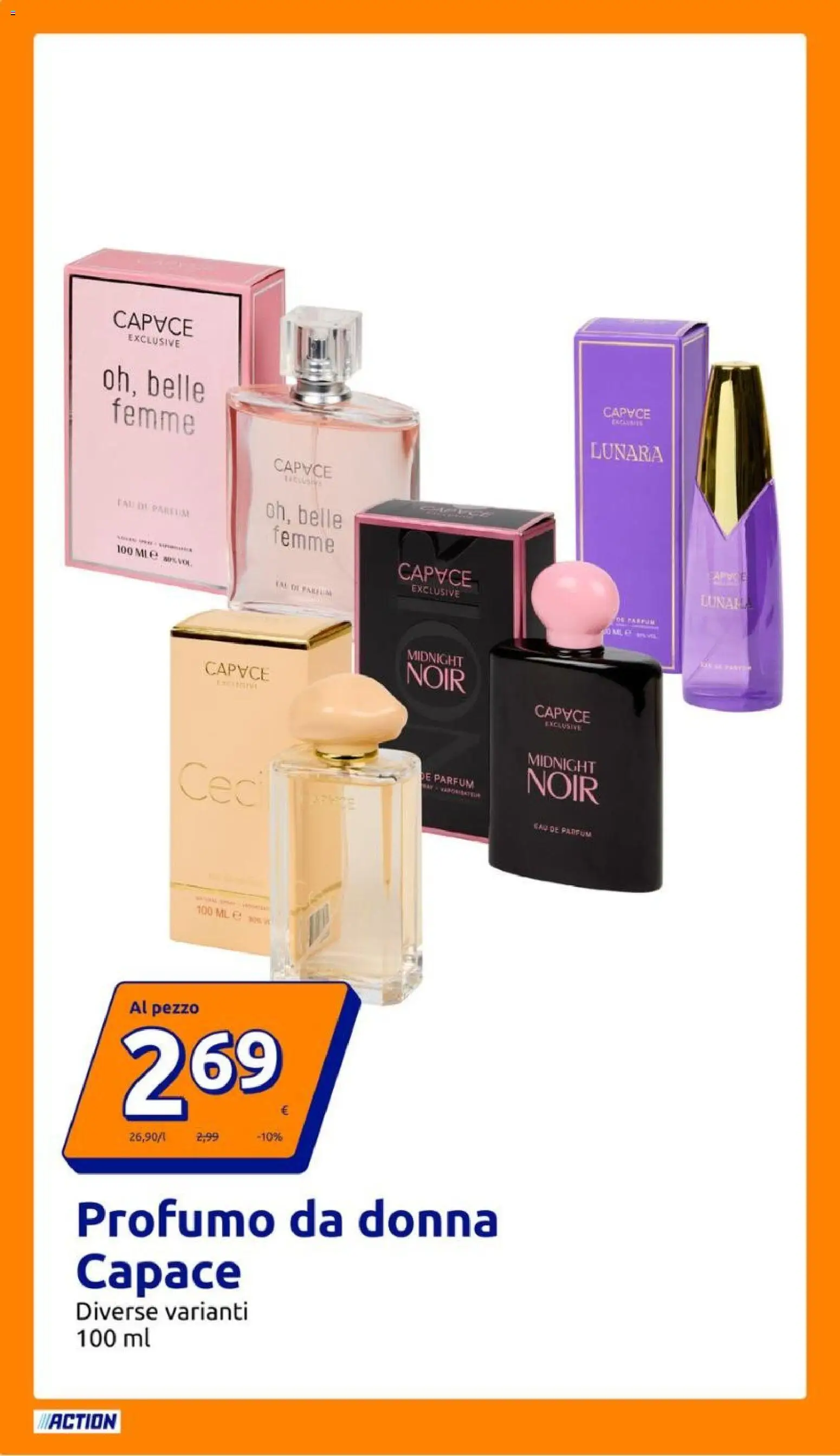 Volantino Action del 22/07/2026 | Pagina: 30 | Prodotti: Ceci, Profumo