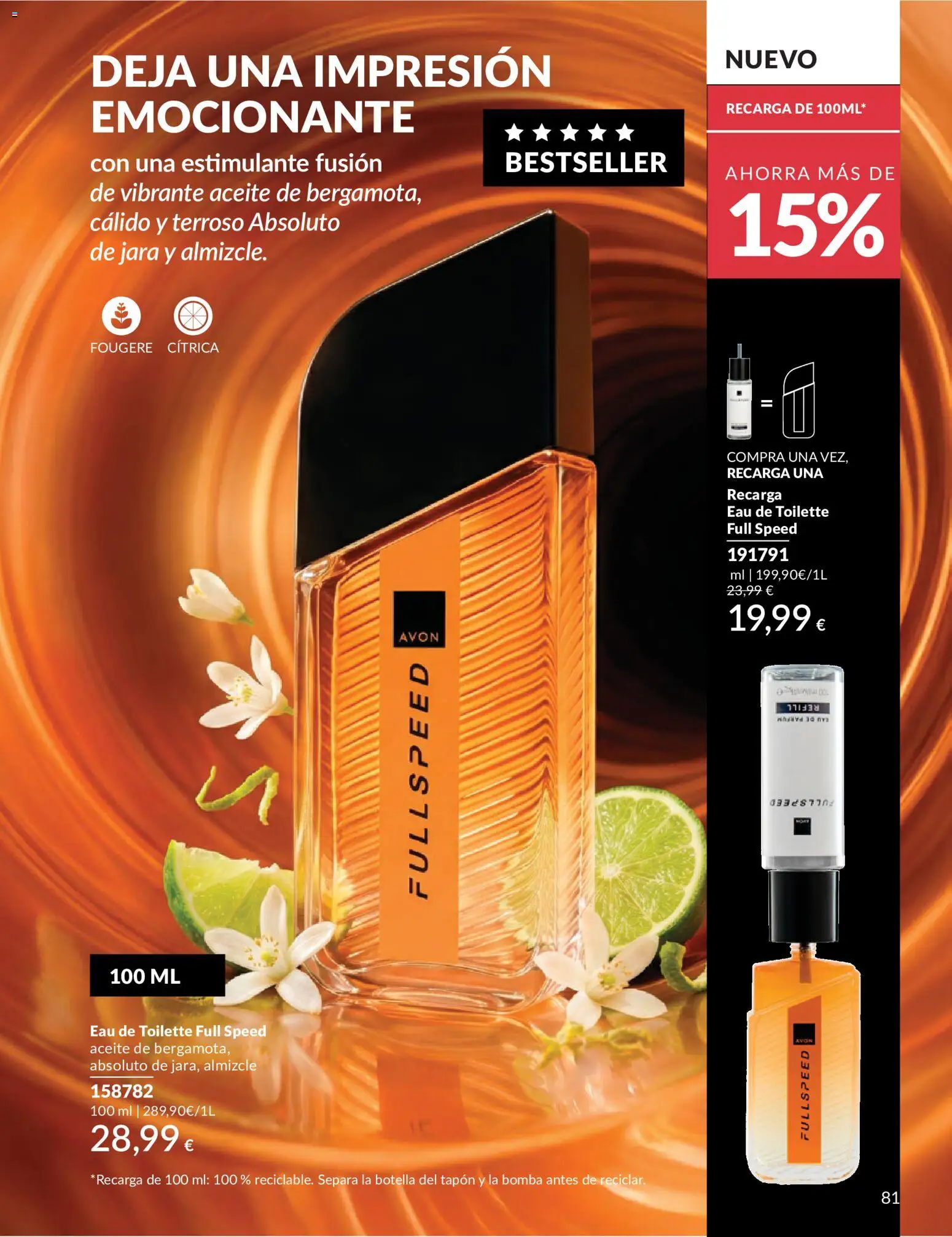 Catálogo AVON campaña 6 │ válido desde el 01.06.2026 | Página: 81 | Productos: Eau de toilette, Aceite
