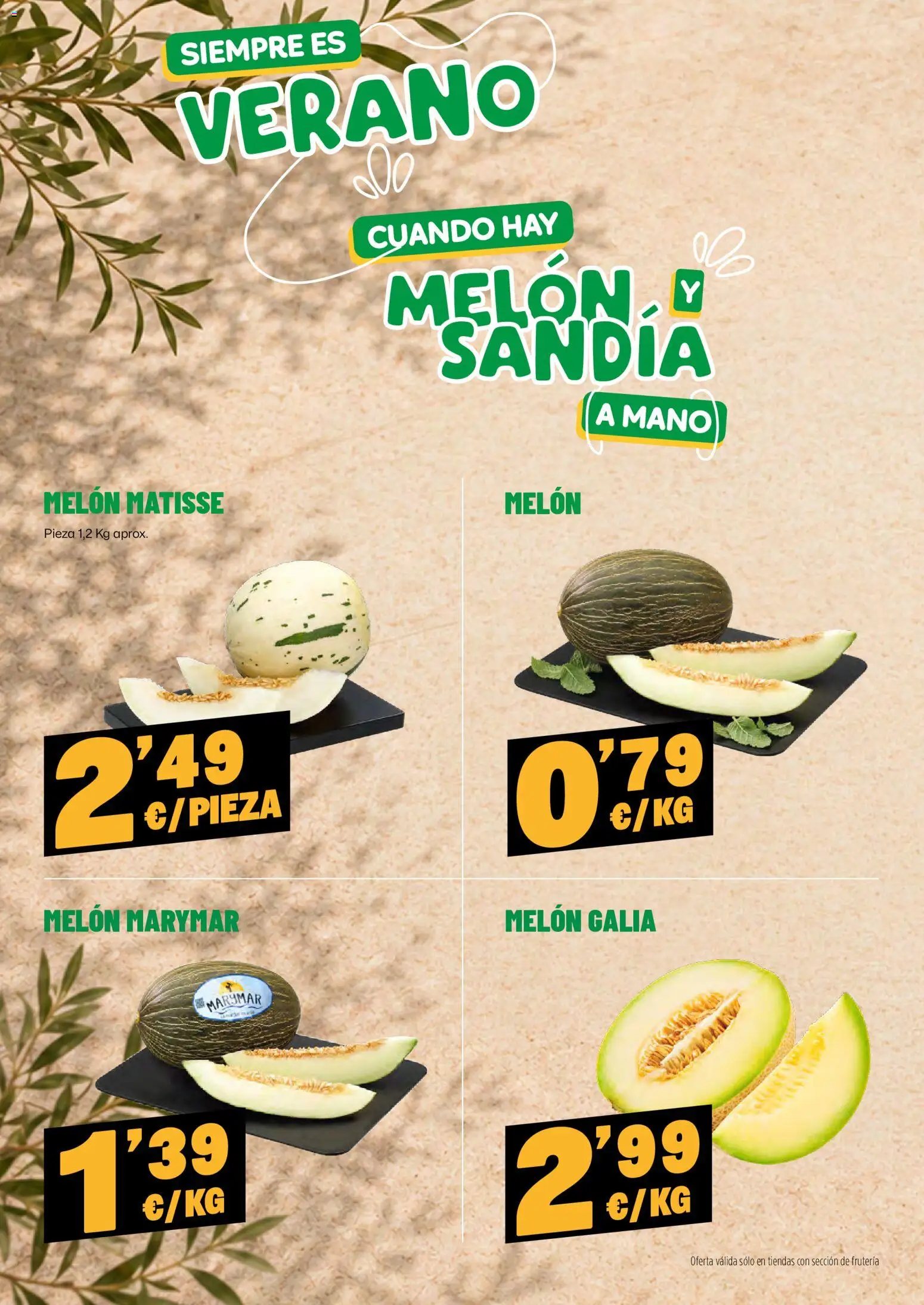 AhorraMas folleto │ válido desde el 13/08/2026 | Página: 4 | Productos: Melón, Sandía