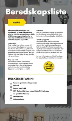 Forhåndsvisning av Biltema kundeavis Egenberedskap - National gyldig fra 21/09/2026 | Side: 2 | Produkter: Ved, Toalett, Vann, Mineralvann