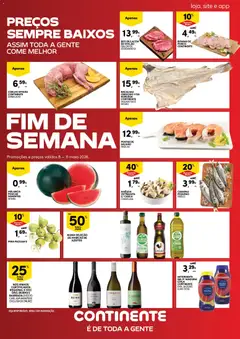 Pré-visualização Continente Fim de Semana à Continente válido de 08.05.2026