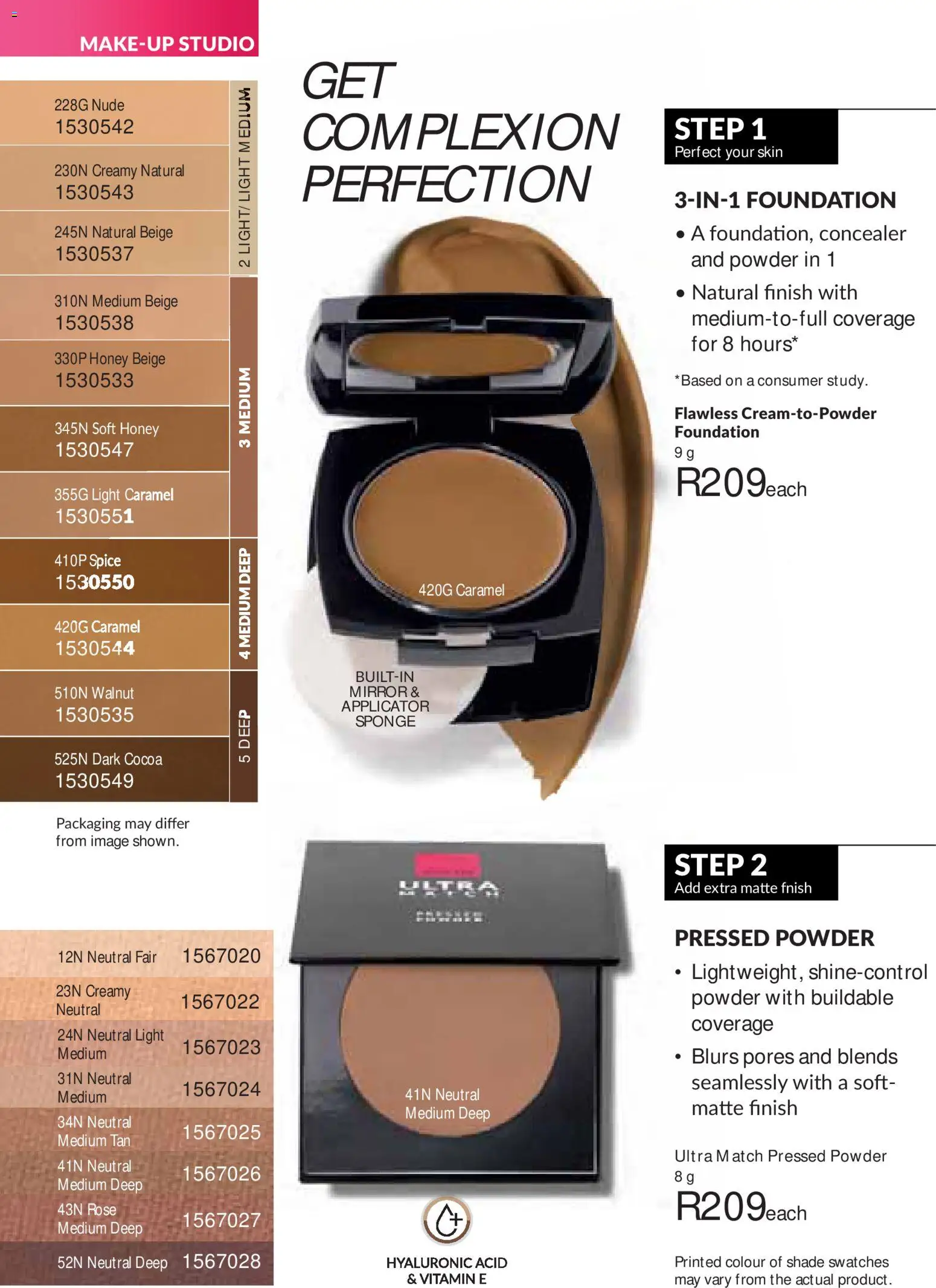 New Avon catalogue – valid from 01/09/2026 | Page: 38 | Products: Cocoa, Light, Concealer, Caramel