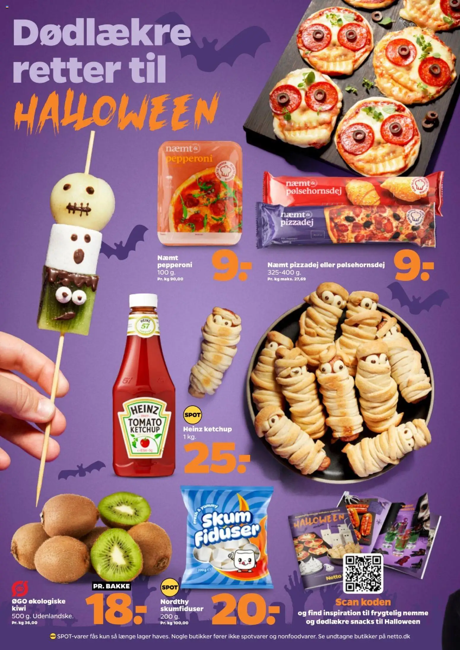 Netto tilbudsavis – gyldig fra 17/10/2026 | Side: 17 | Produkter: Ketchup, Kiwi, Pizzadej, Skumfiduser