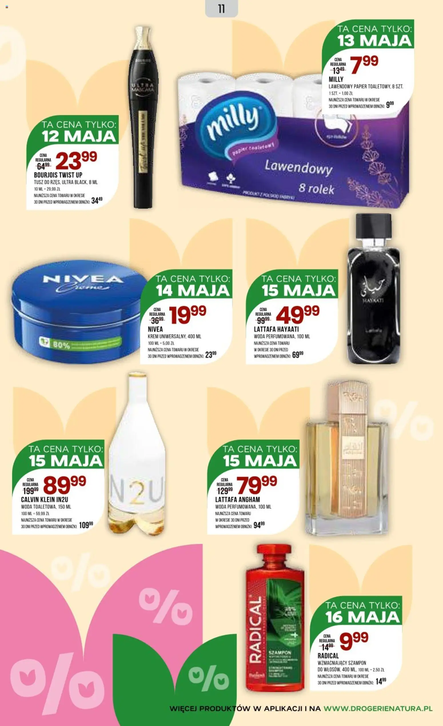 Drogerie Natura gazetka od 06.05.2026 | Strona: 11 | Produkty: Szampon, Krem, Woda