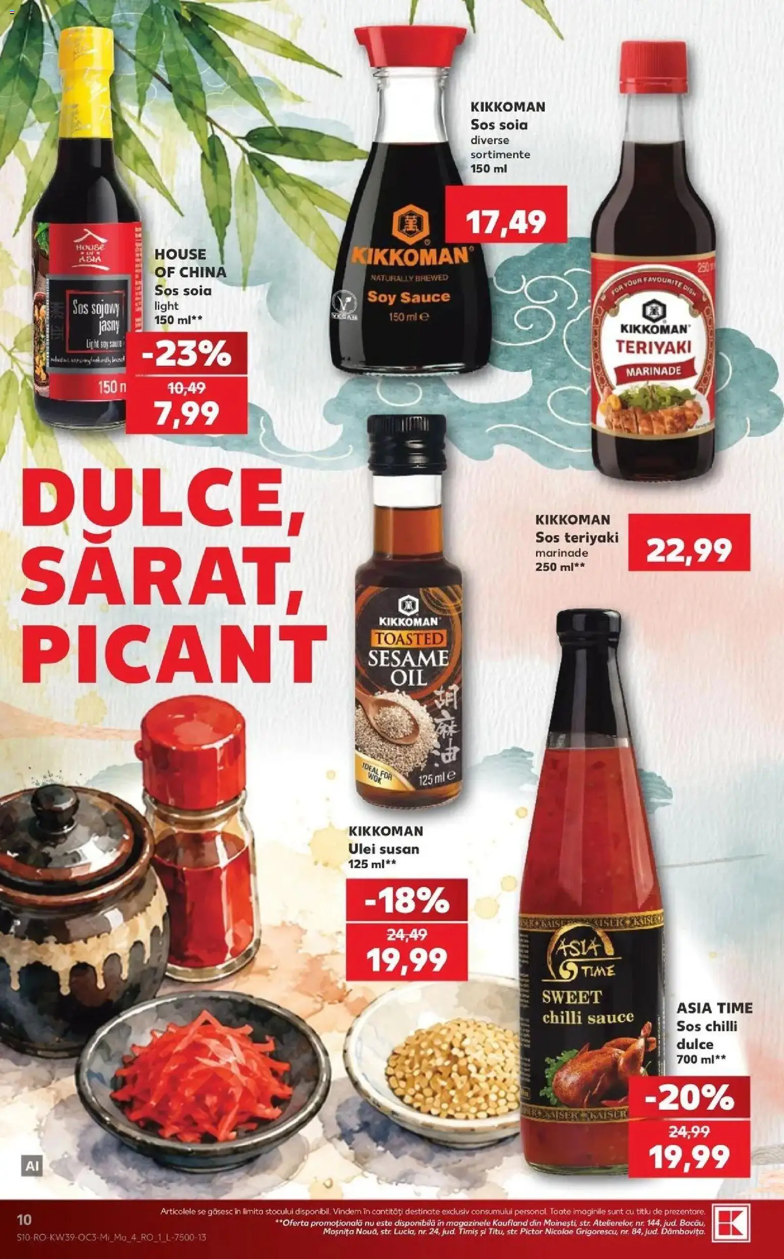 Kaufland Viseu de Sus 23.09.2026 - Revista si Oferta | Pagină: 10 | Produse: Chilli, Ulei, Sos