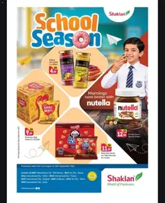 Preview of Shaklan catalogue School Season valid from 31 Aug, 2026