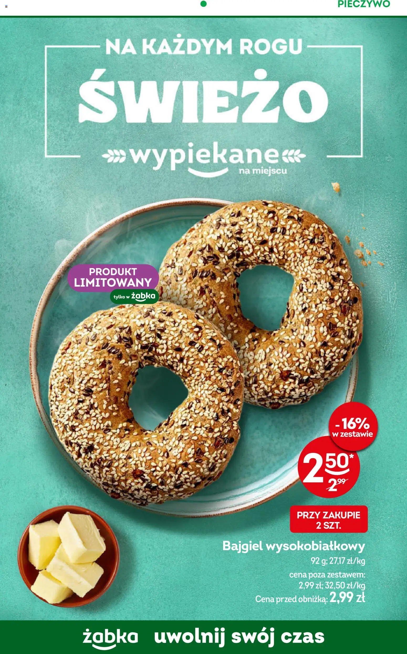 Żabka gazetka - Codzienne produkty od 17.06.2026 | Strona: 8 | Produkty: Pieczywo