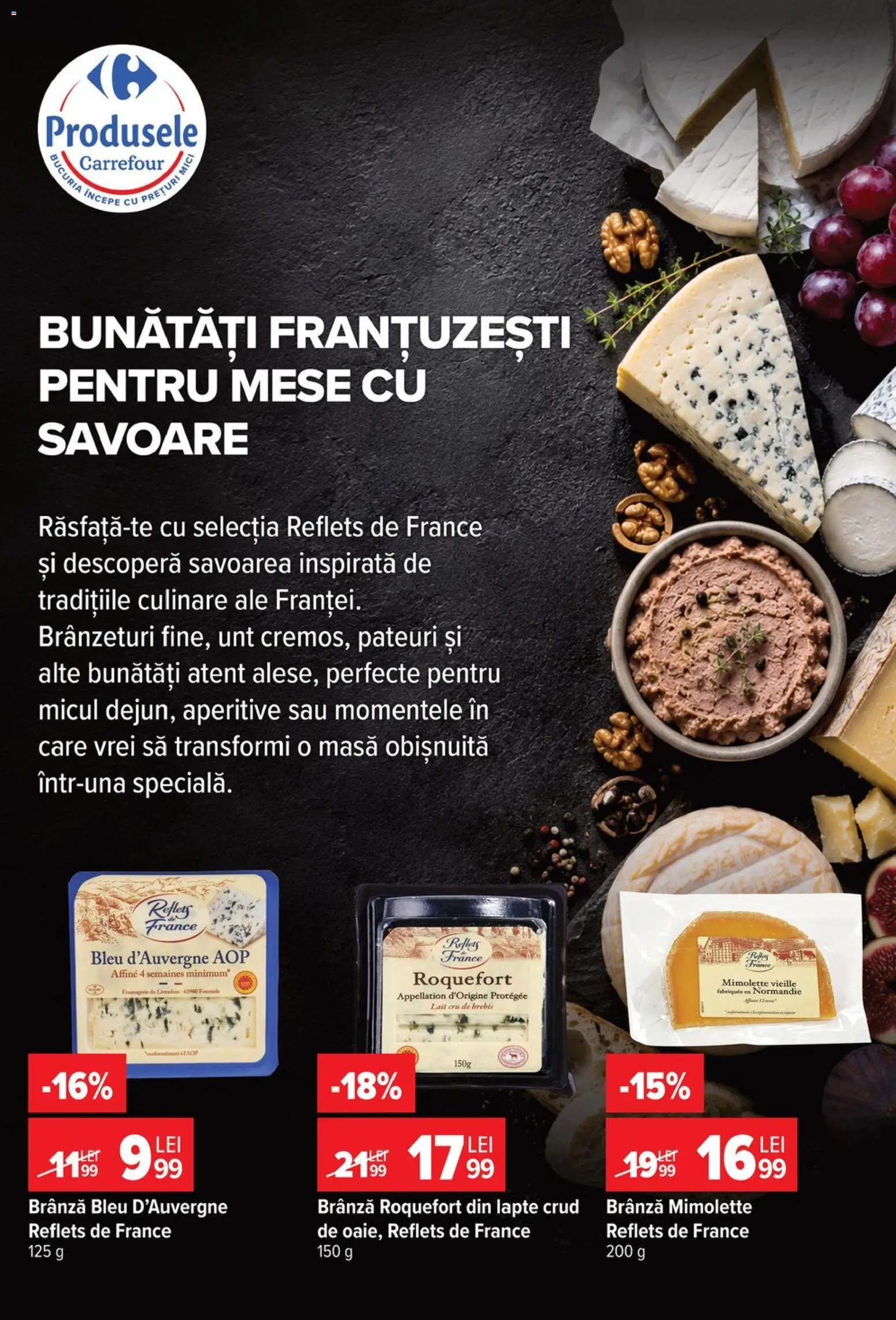 Noul catalog Carrefour – valabil de la 12.08.2026 | Pagină: 25 | Produse: Masă, Lapte, Unt, Brânză