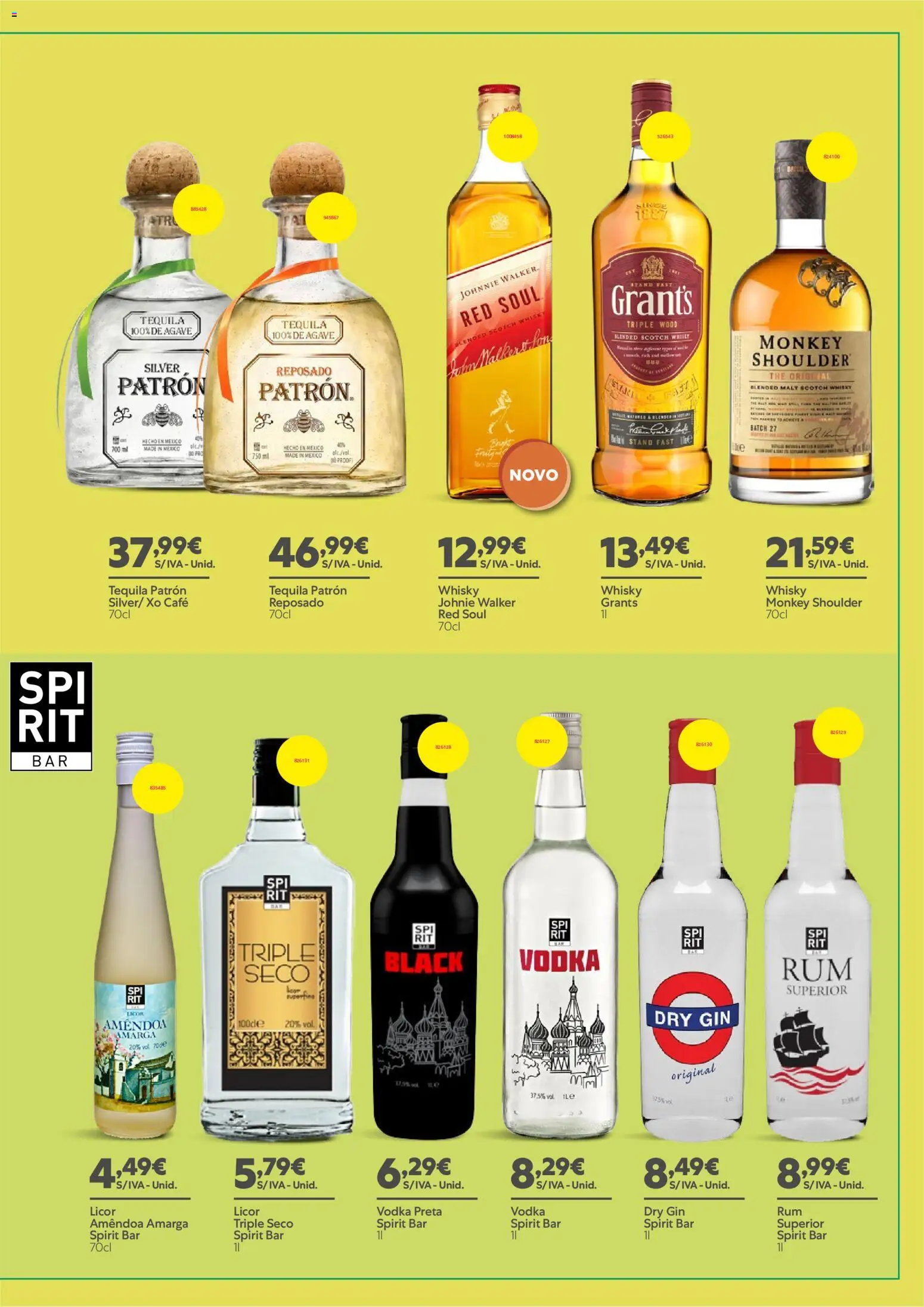 Recheio - Catálogo de Vinhos, Destilados e Cervejas │ válido de 28.05.2026 | Página: 43 | Produtos: Licor, Café, Tequila, Vodka