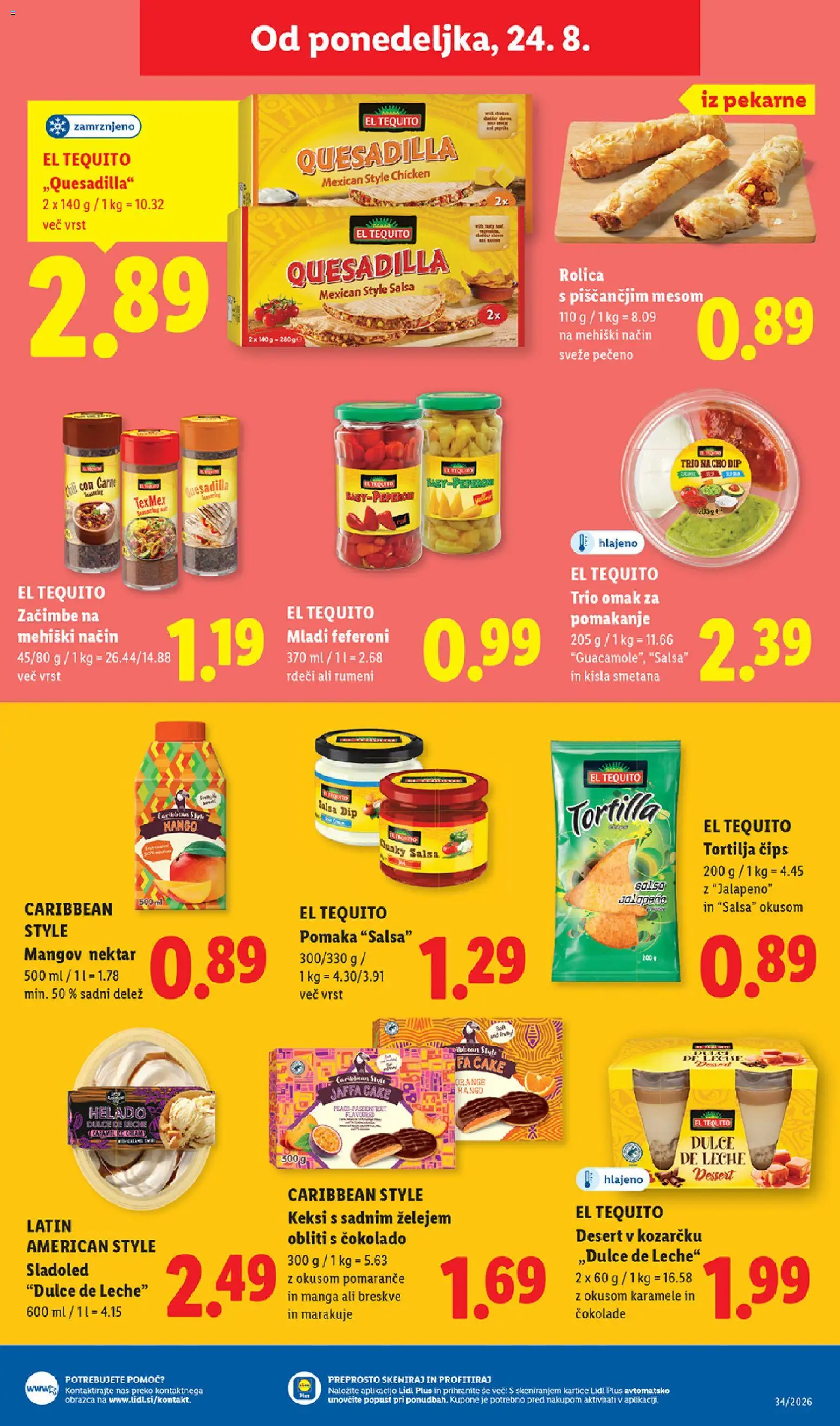 Novi Lidl katalog ponudbe – veljaven od 20.08.2026 | Stran: 45 | Izdelki: Keksi, Pomarance, Sladoled, Zacimbe