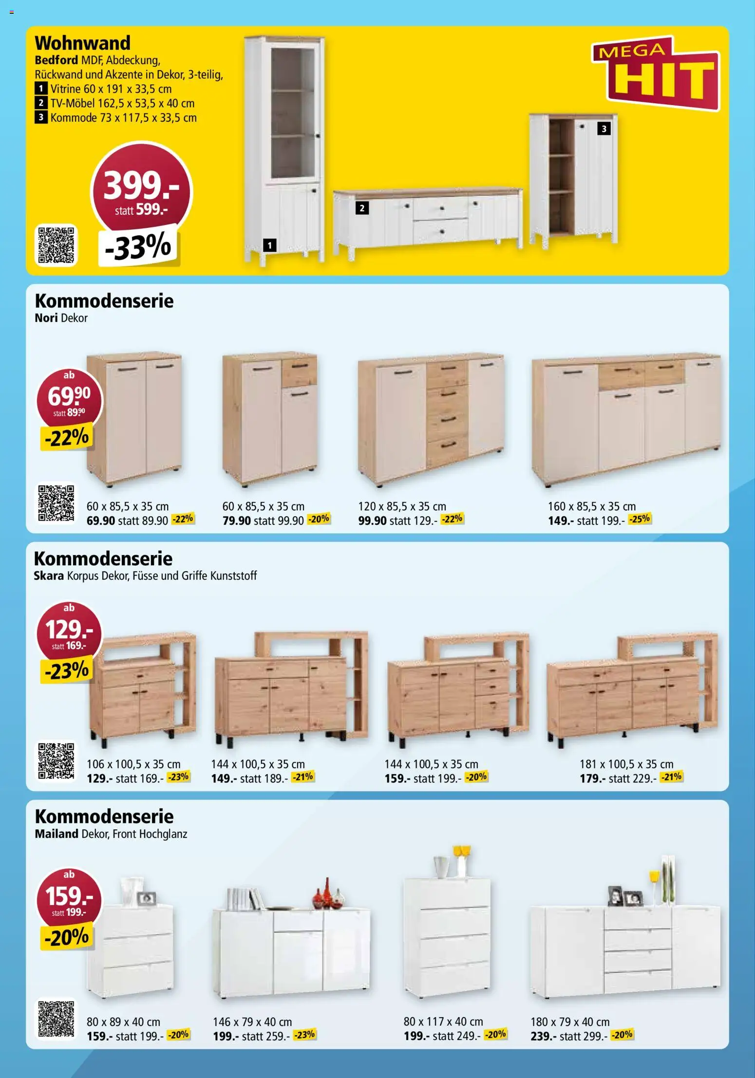 Otto's aktionen Online – gültig ab 10.10.2026 | Seite: 30 | Produkte: Vitrine, Kommode, Wohnwand