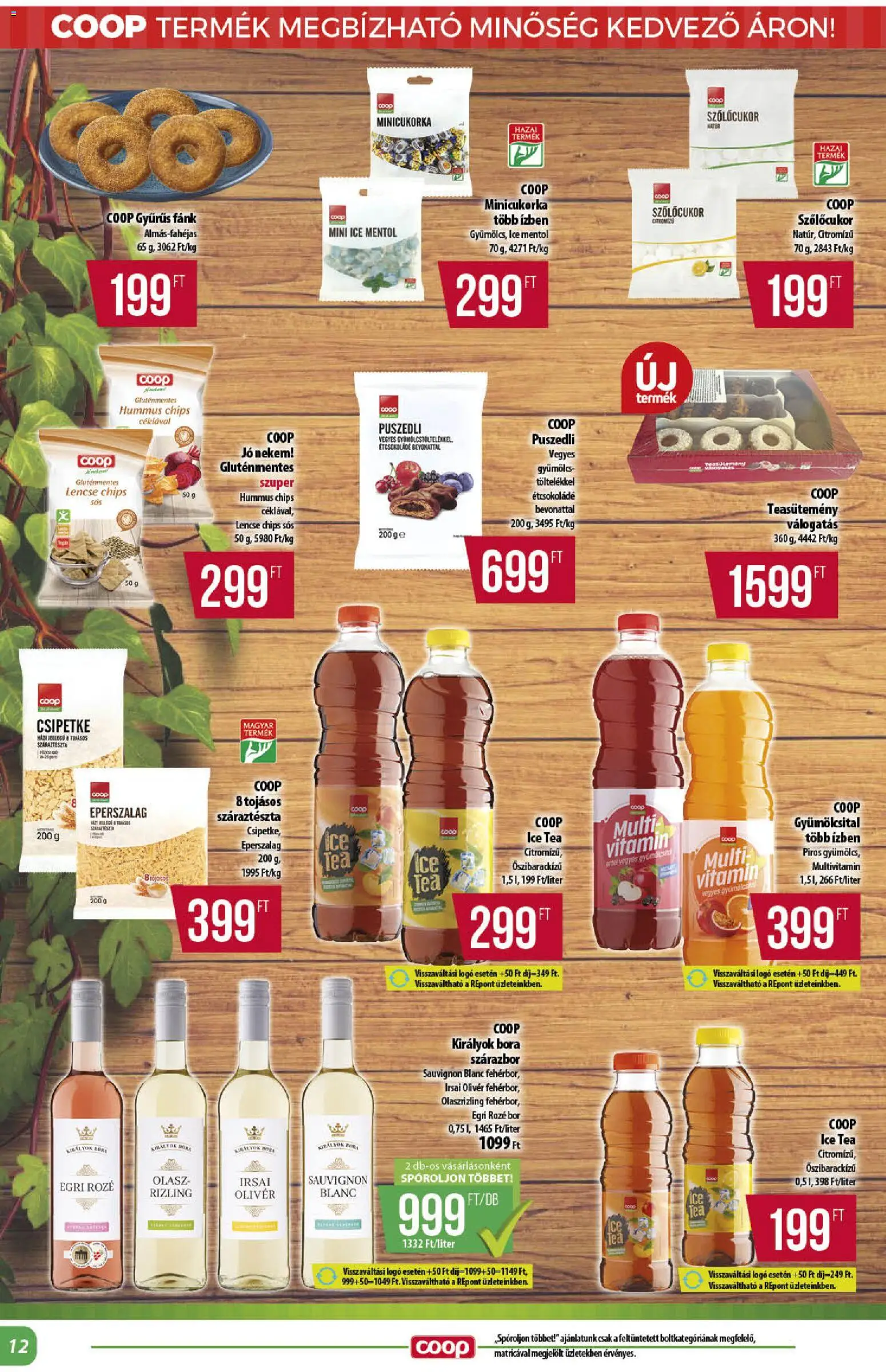 COOP akciós ujság - amely érvényes a következő dátumtól: 14.05.2026 | Oldal: 12