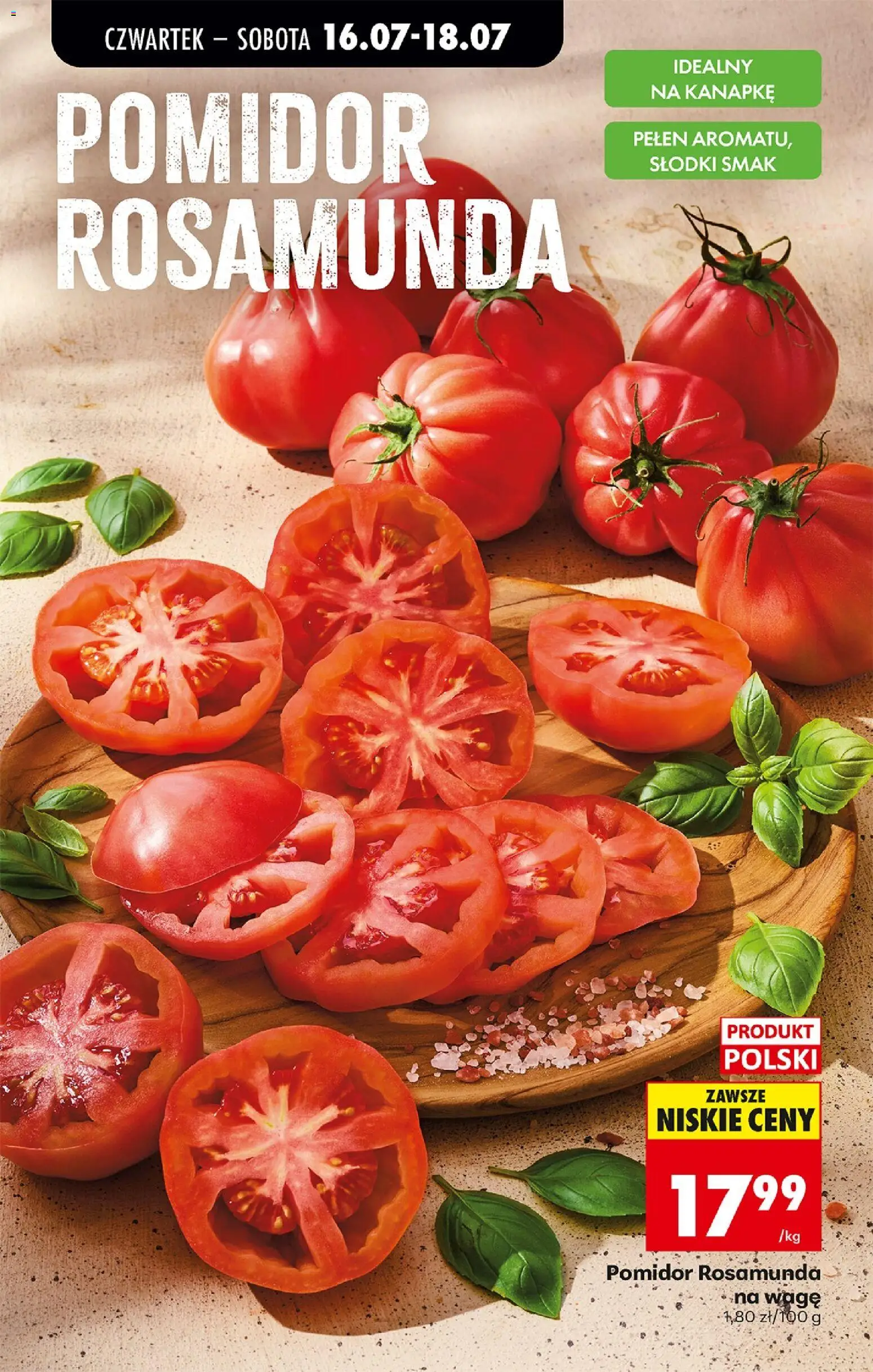 Biedronka gazetka od czwartku od 16.07.2026 | Strona: 26 | Produkty: Pomidory