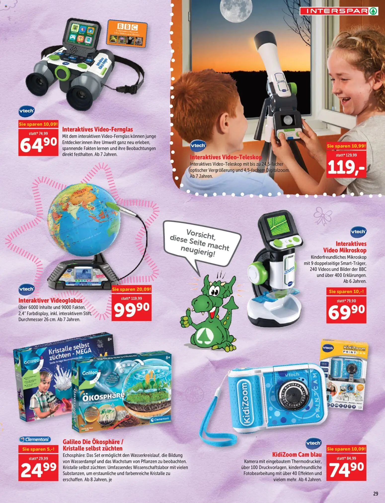 Interspar Sonderfolder Kindergeschenke gültig ab 27.10.2026 | Seite: 29 | Produkte: Video, Kamera
