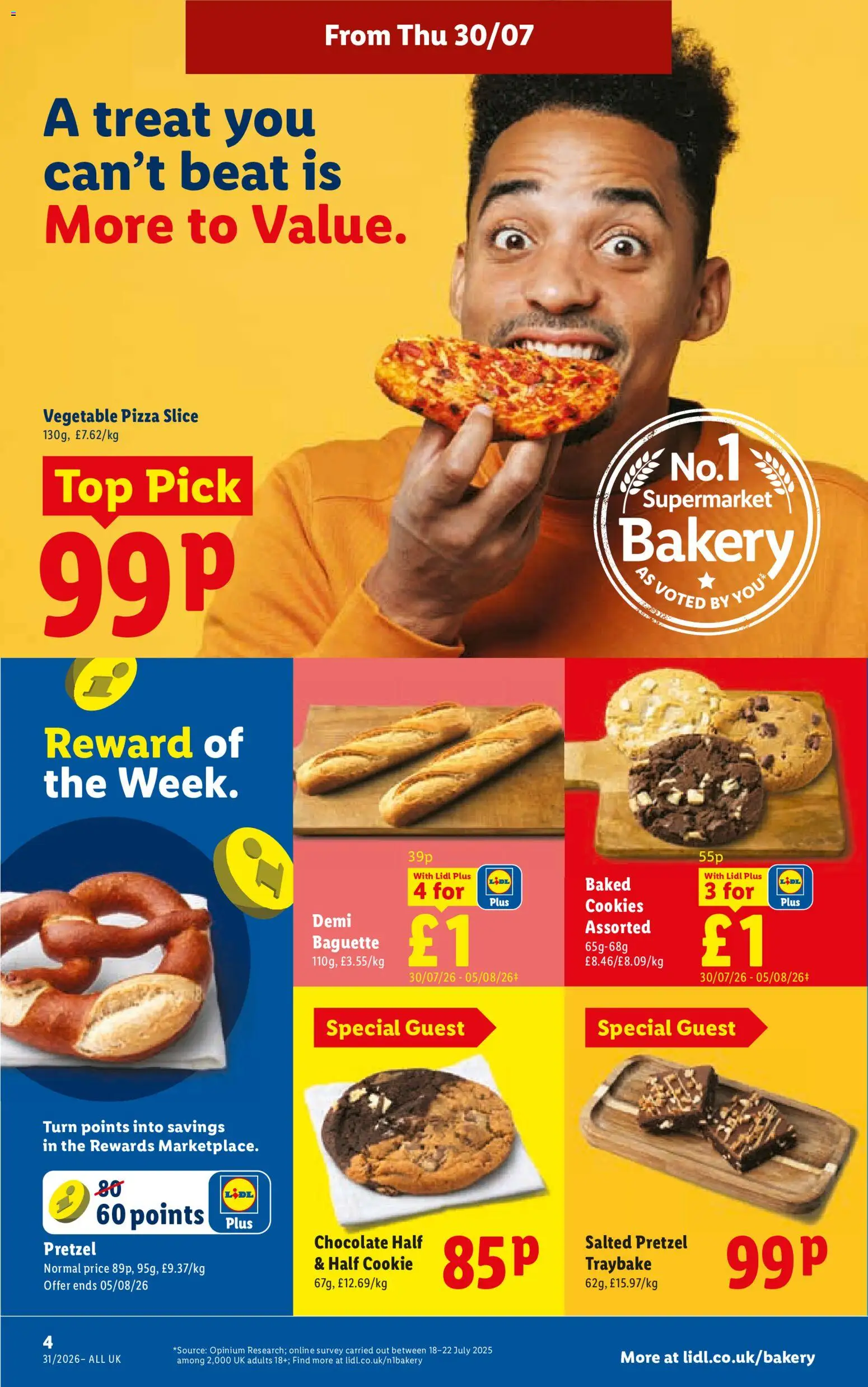 {H1} | Page: 4 | Products: Chocolate, Pizza, Cookies, Bakery