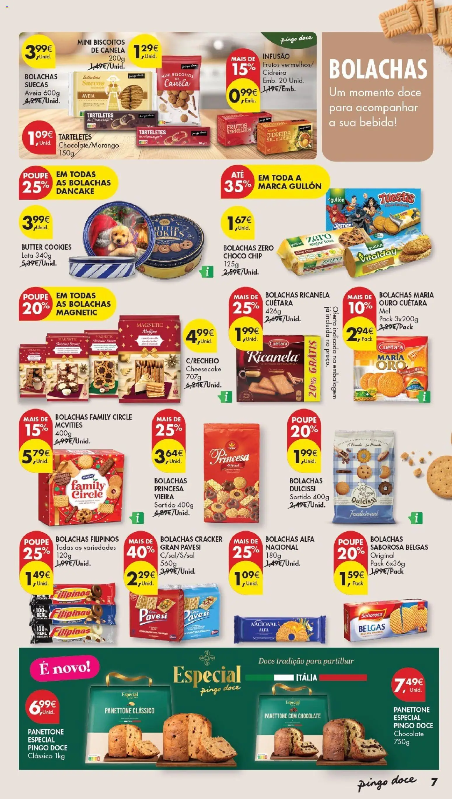 Pingo Doce folheto Bem Estar Especial Beleza Açores │ válido de 13/10/2026 | Página: 7 | Produtos: Filipinos, Mel, Biscoitos, Bebida