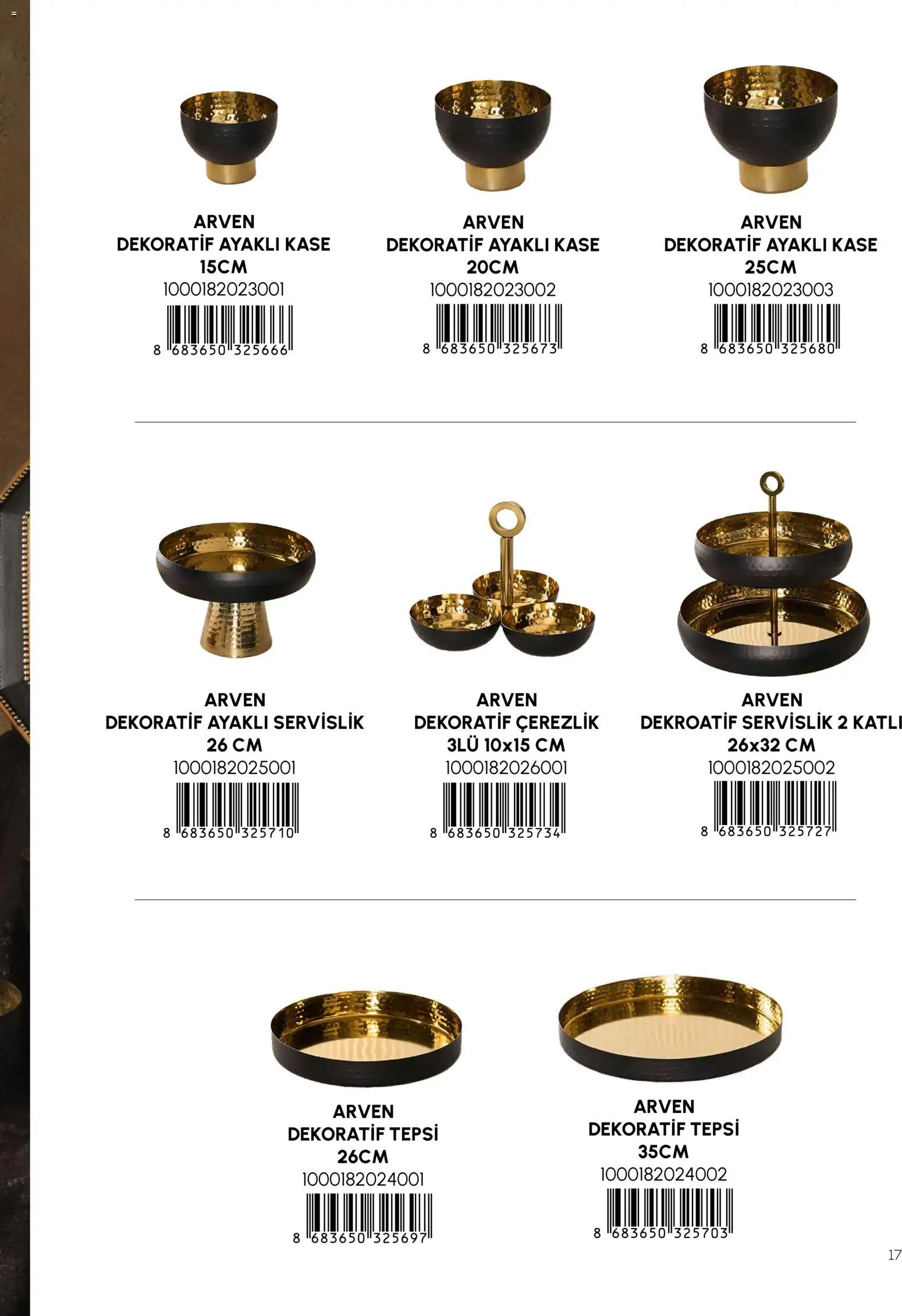 Karaca Home Katalog Dekoratif - İlkbahar / Yaz 2026 - 01 Mart 2026 tarihinden itibaren geçerlidir | Sayfa: 17 | Ürünler: Kaşe, Tepsi